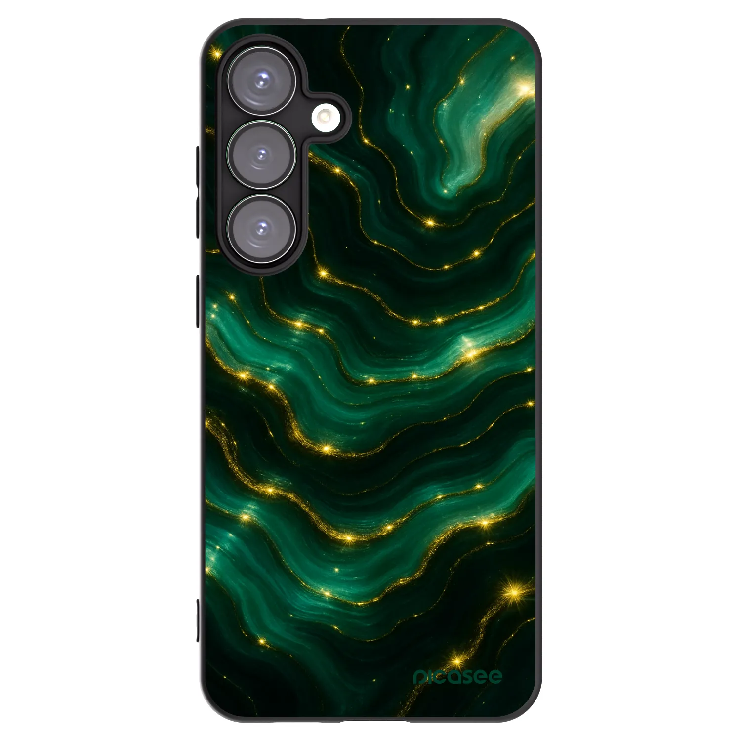 Picasee husă neagră din silicon pentru Samsung Galaxy S25+ 5G - Emerald