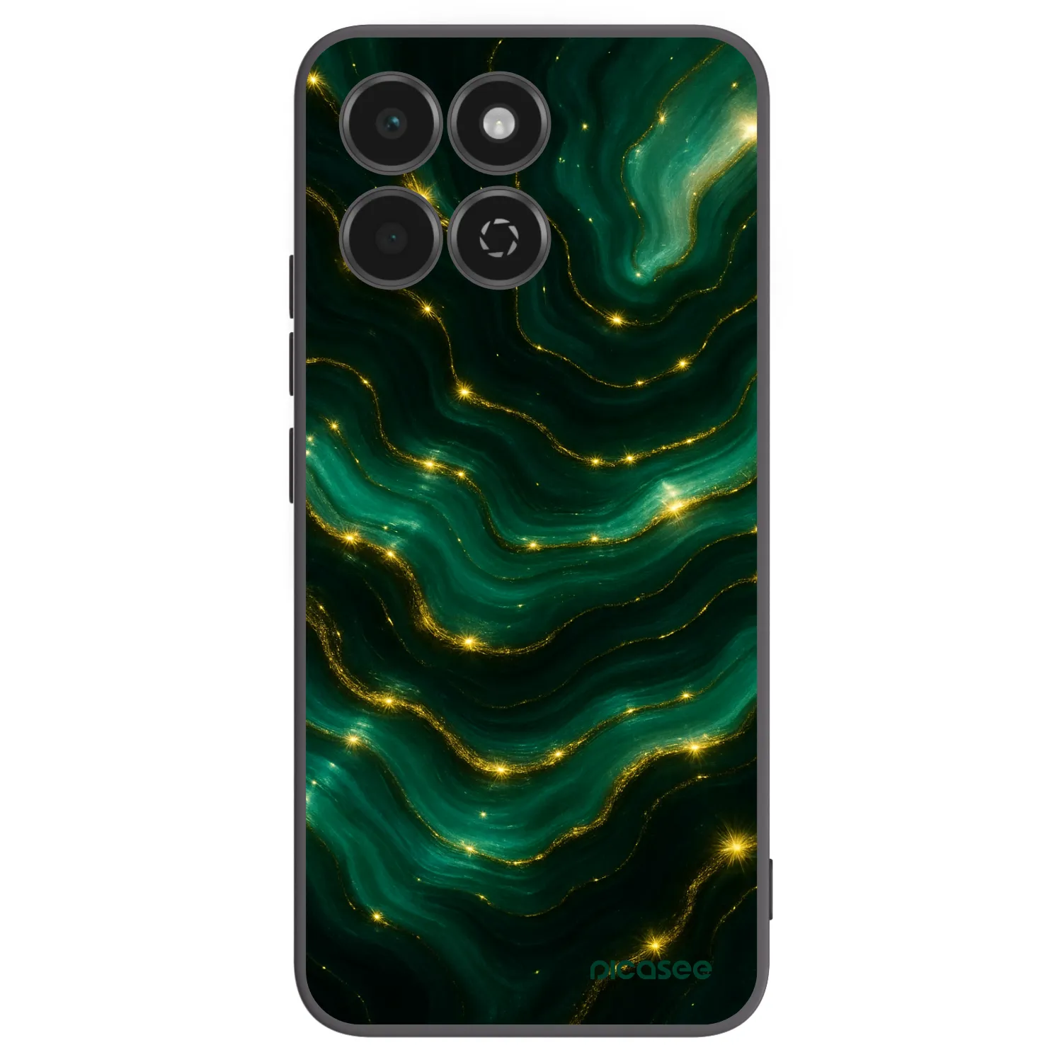 Picasee husă neagră din silicon pentru Honor 200 Smart 5G - Emerald