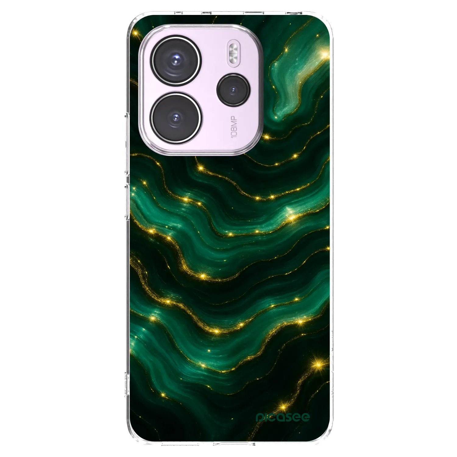 Picasee husă transparentă din silicon pentru Xiaomi Redmi Note 14 4G - Emerald