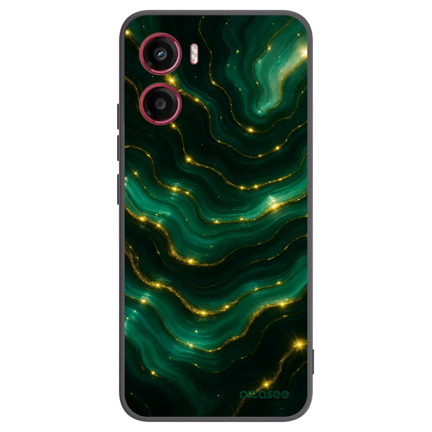 Picasee husă neagră din silicon pentru Motorola Moto G05 - Emerald