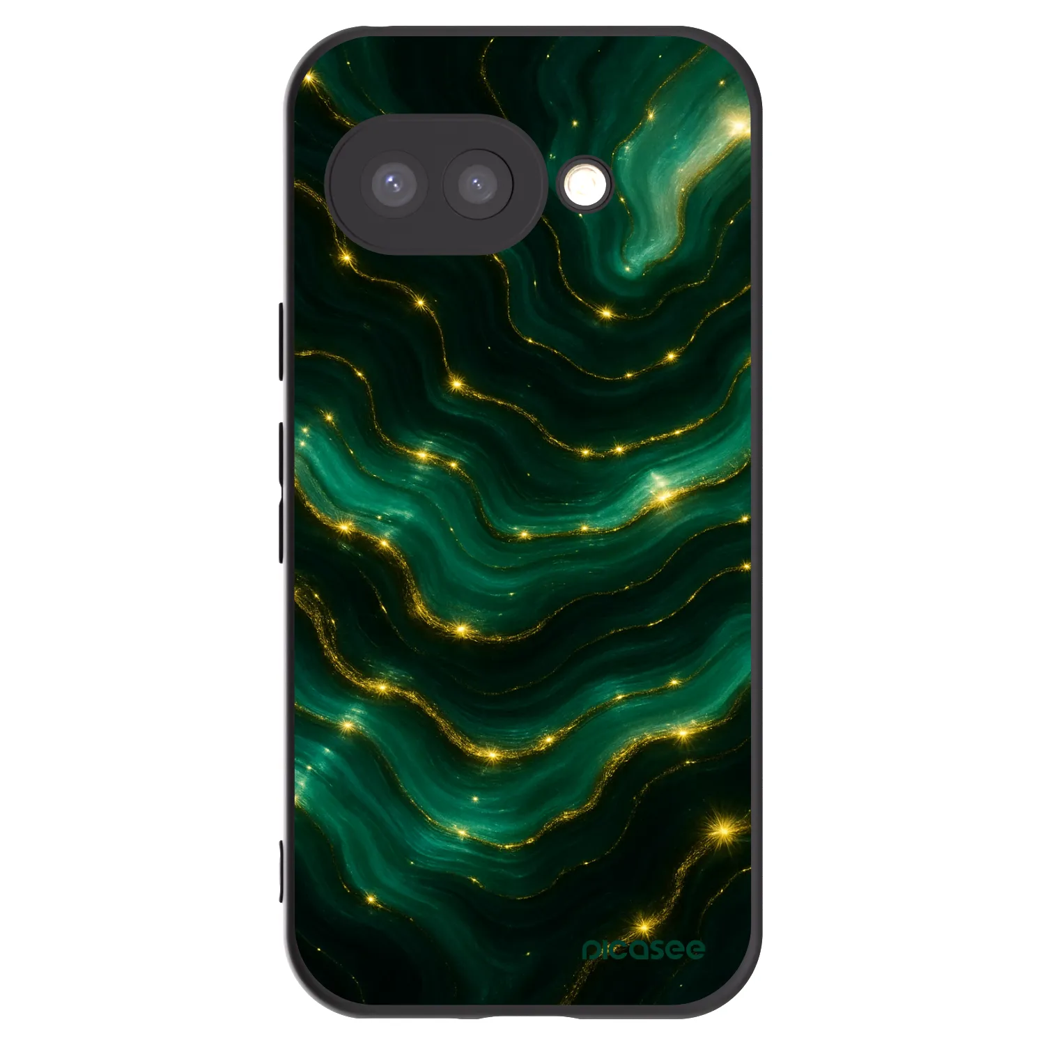 Picasee husă neagră din silicon pentru Google Pixel 9a - Emerald