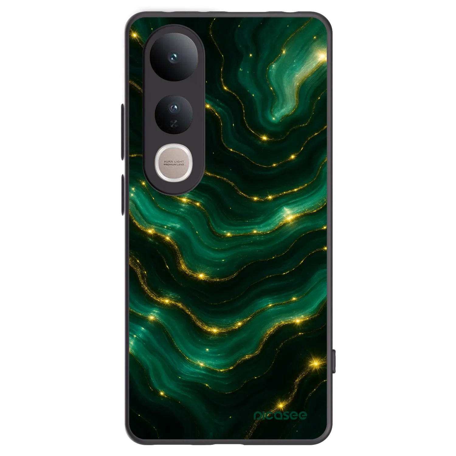 Picasee husă neagră din silicon pentru Vivo V50 Lite 5G - Emerald
