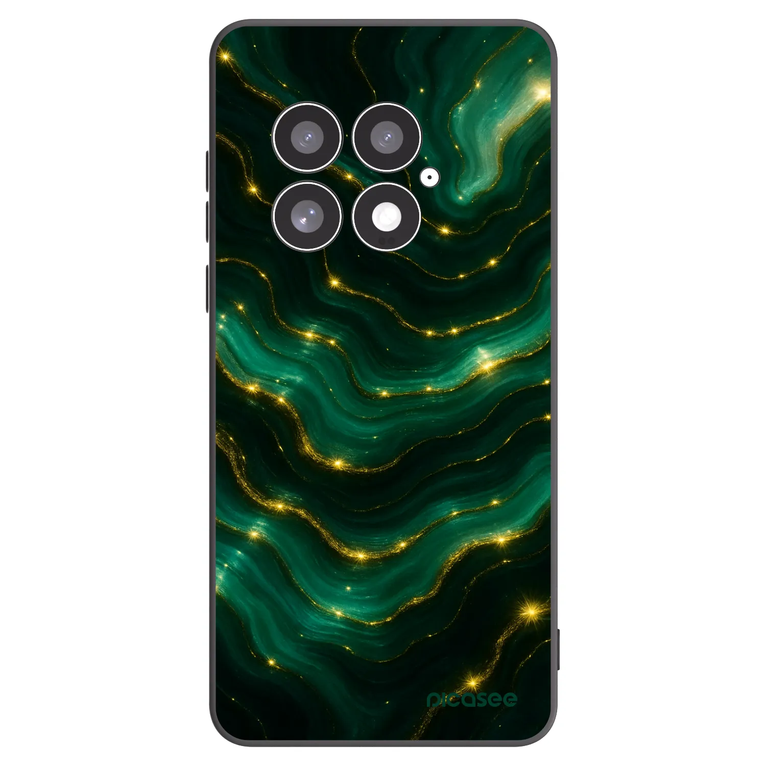 Picasee husă neagră din silicon pentru OnePlus 13 5G - Emerald