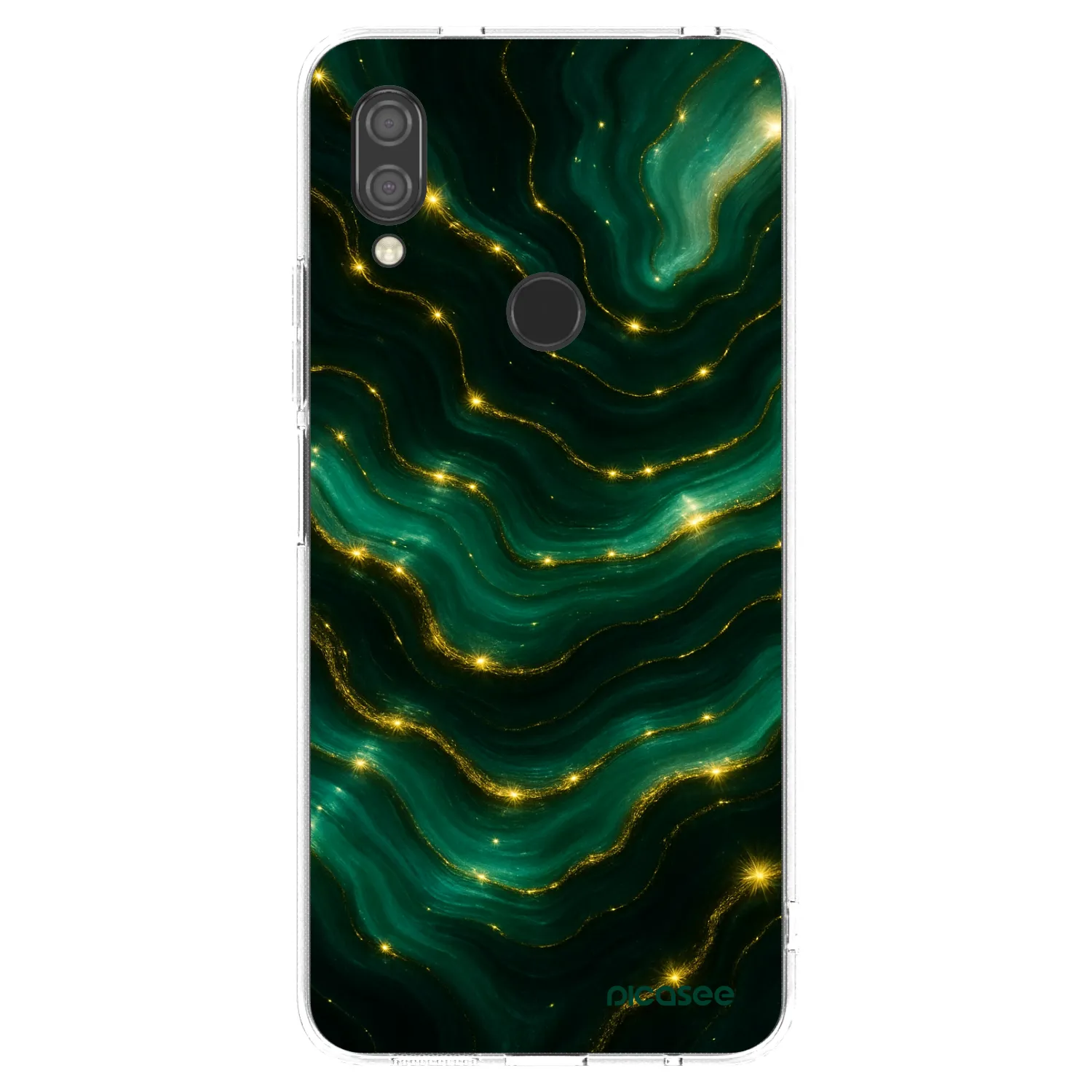Picasee husă transparentă din silicon pentru Xiaomi Redmi 7 - Emerald