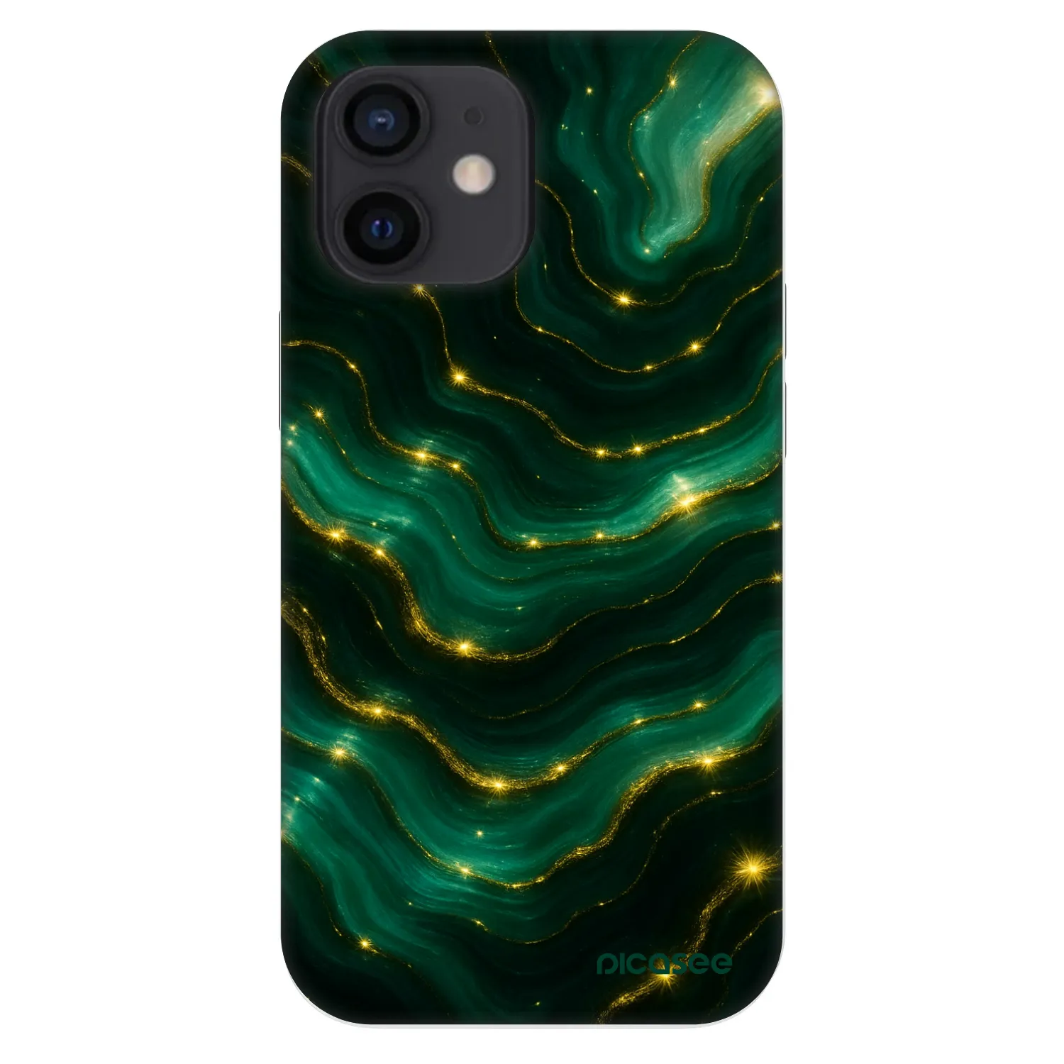Picasee Fashion Case pentru Apple iPhone 12 mini - Emerald