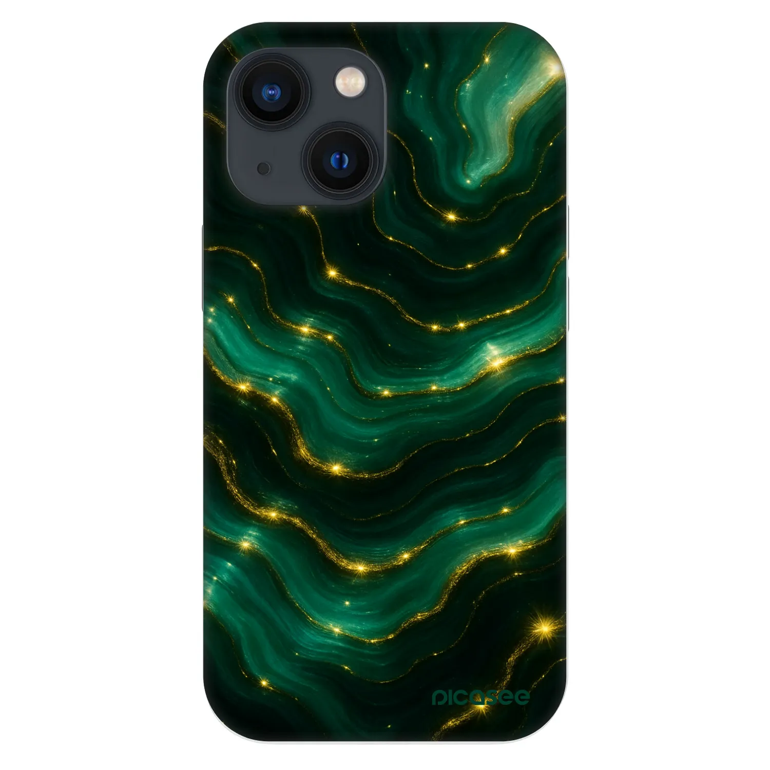 Picasee Fashion Case pentru Apple iPhone 13 mini - Emerald