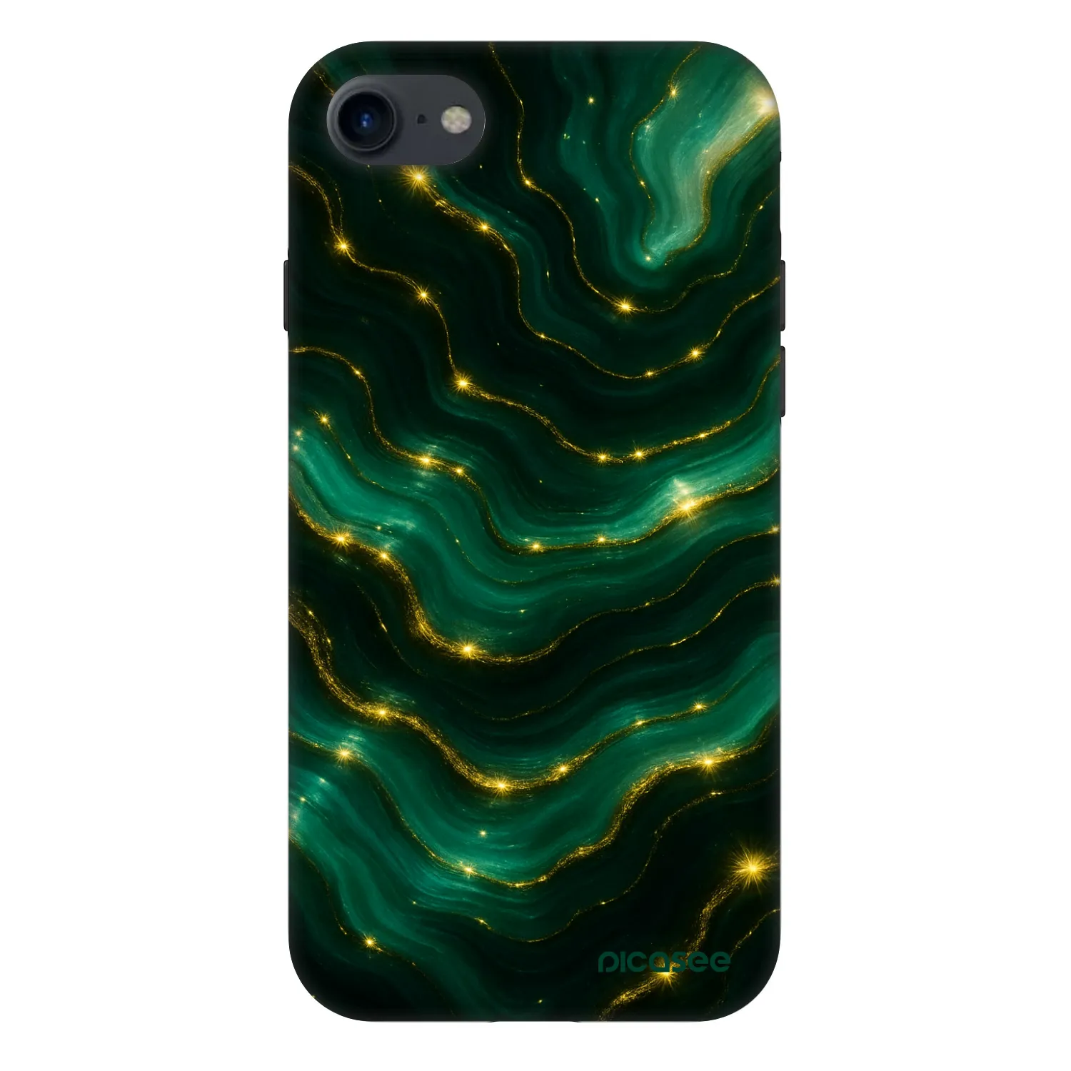 Picasee Fashion Case pentru Apple iPhone SE 2020 - Emerald