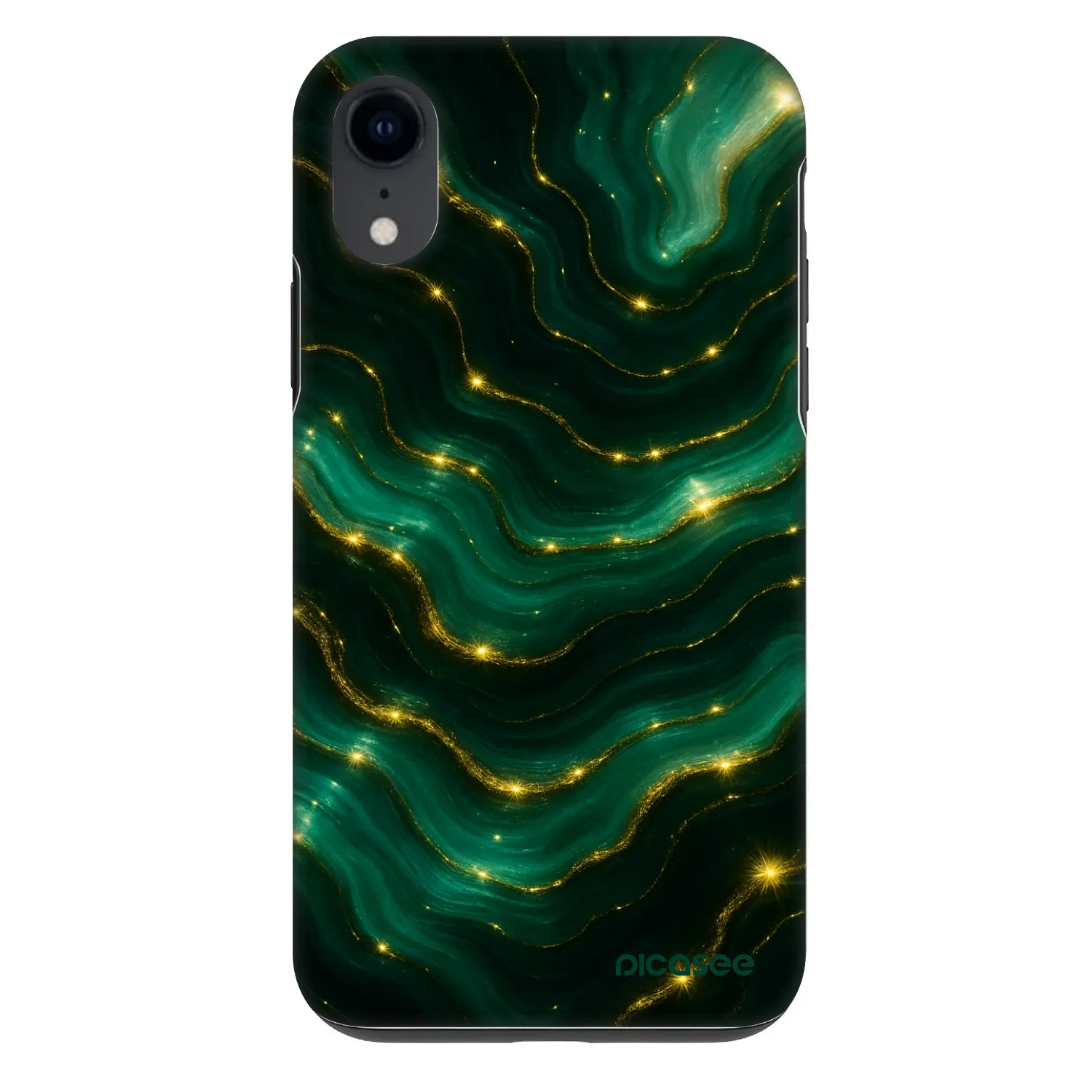 Picasee Fashion Case pentru Apple iPhone XR - Emerald