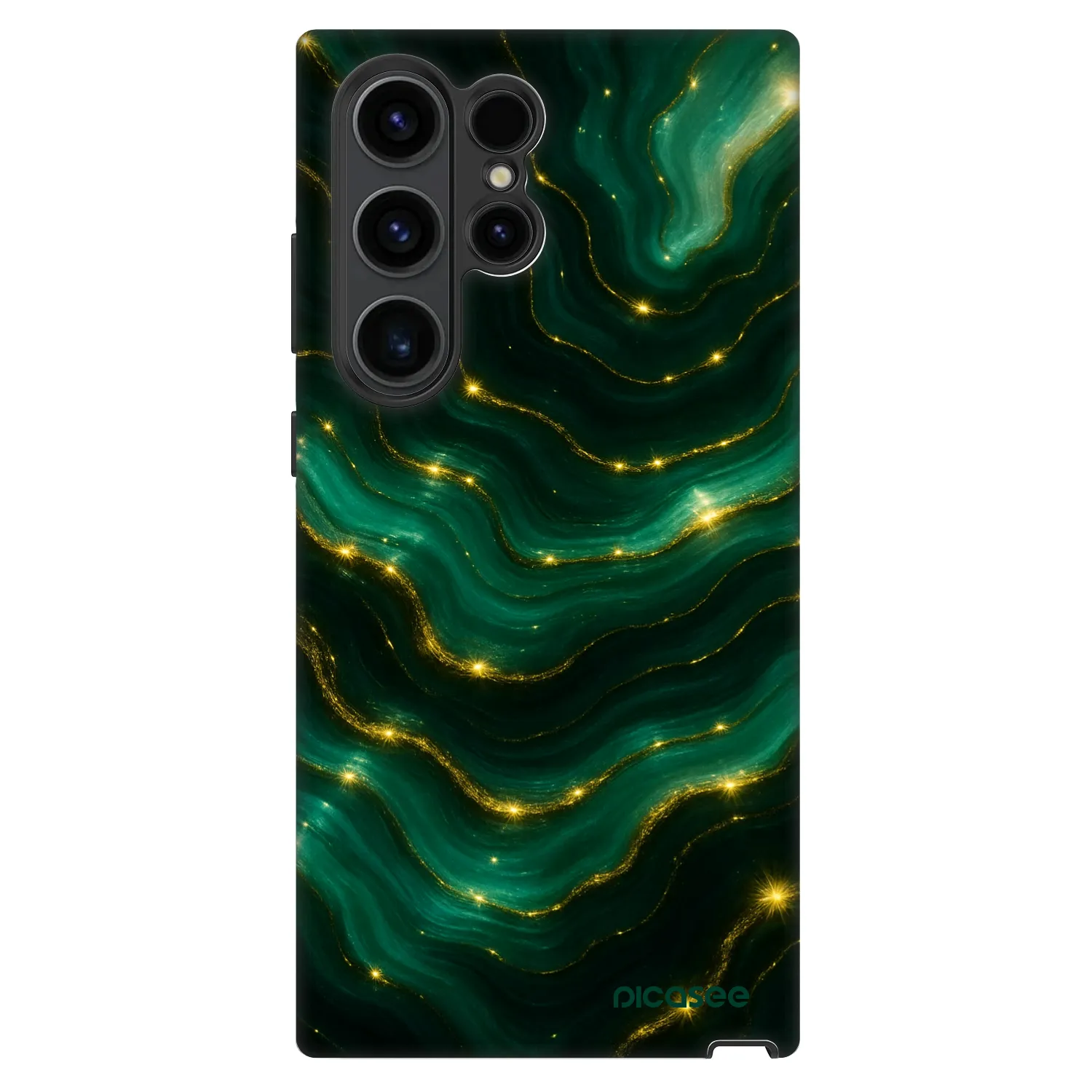 Picasee Fashion Case pentru Samsung Galaxy S22 Ultra 5G - Emerald