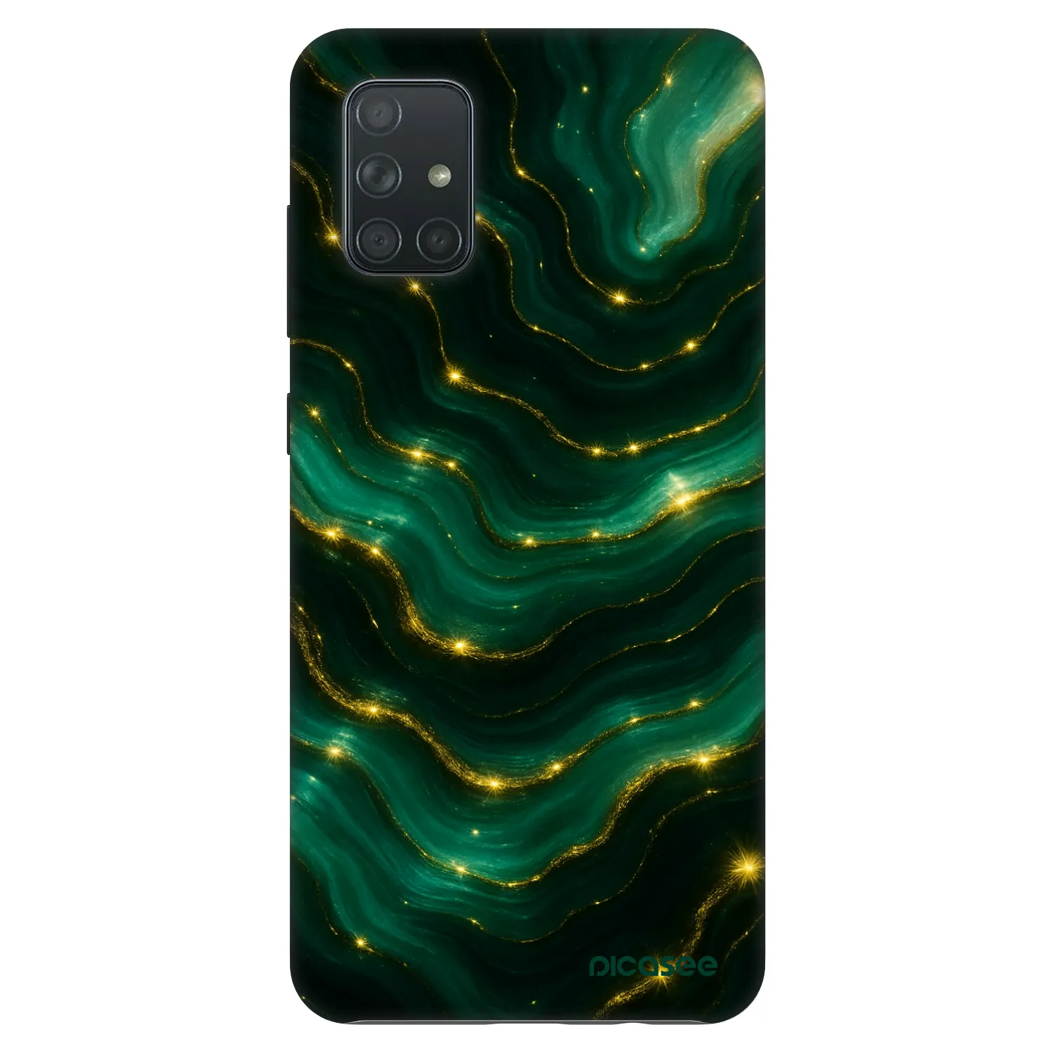 Picasee Fashion Case pentru Samsung Galaxy A71 A715F - Emerald
