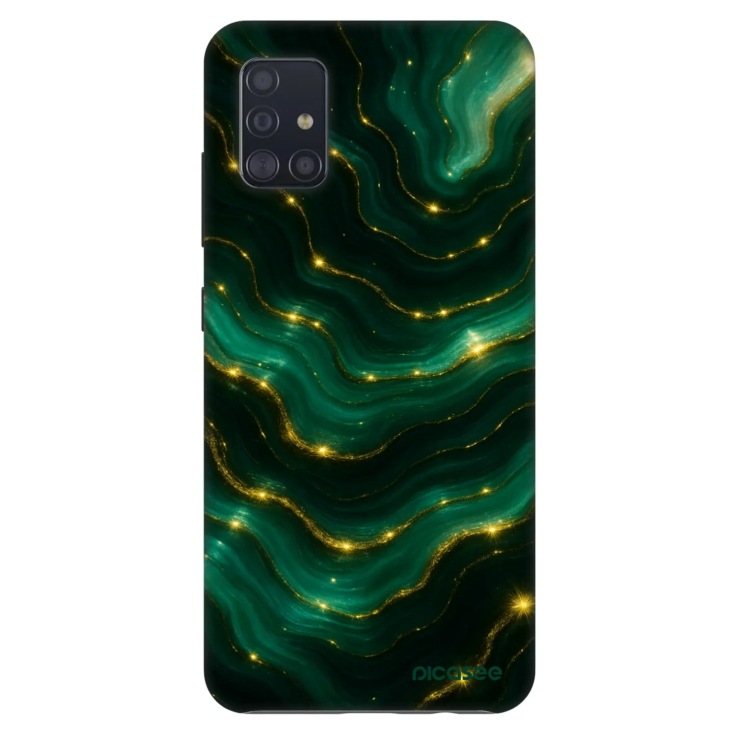 Picasee Fashion Case pentru Samsung Galaxy A51 A515F - Emerald