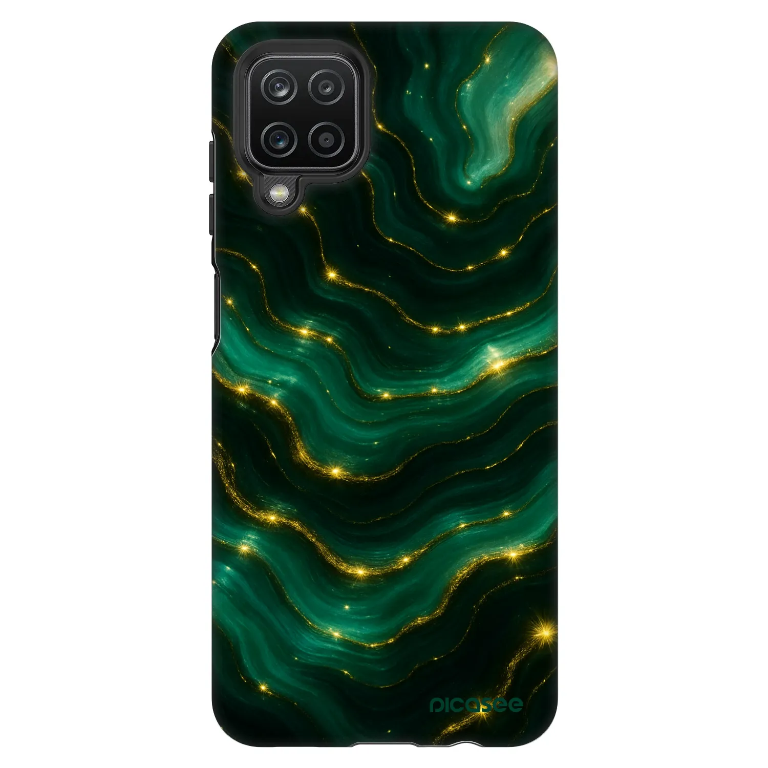 Picasee Fashion Case pentru Samsung Galaxy A12 A125F - Emerald