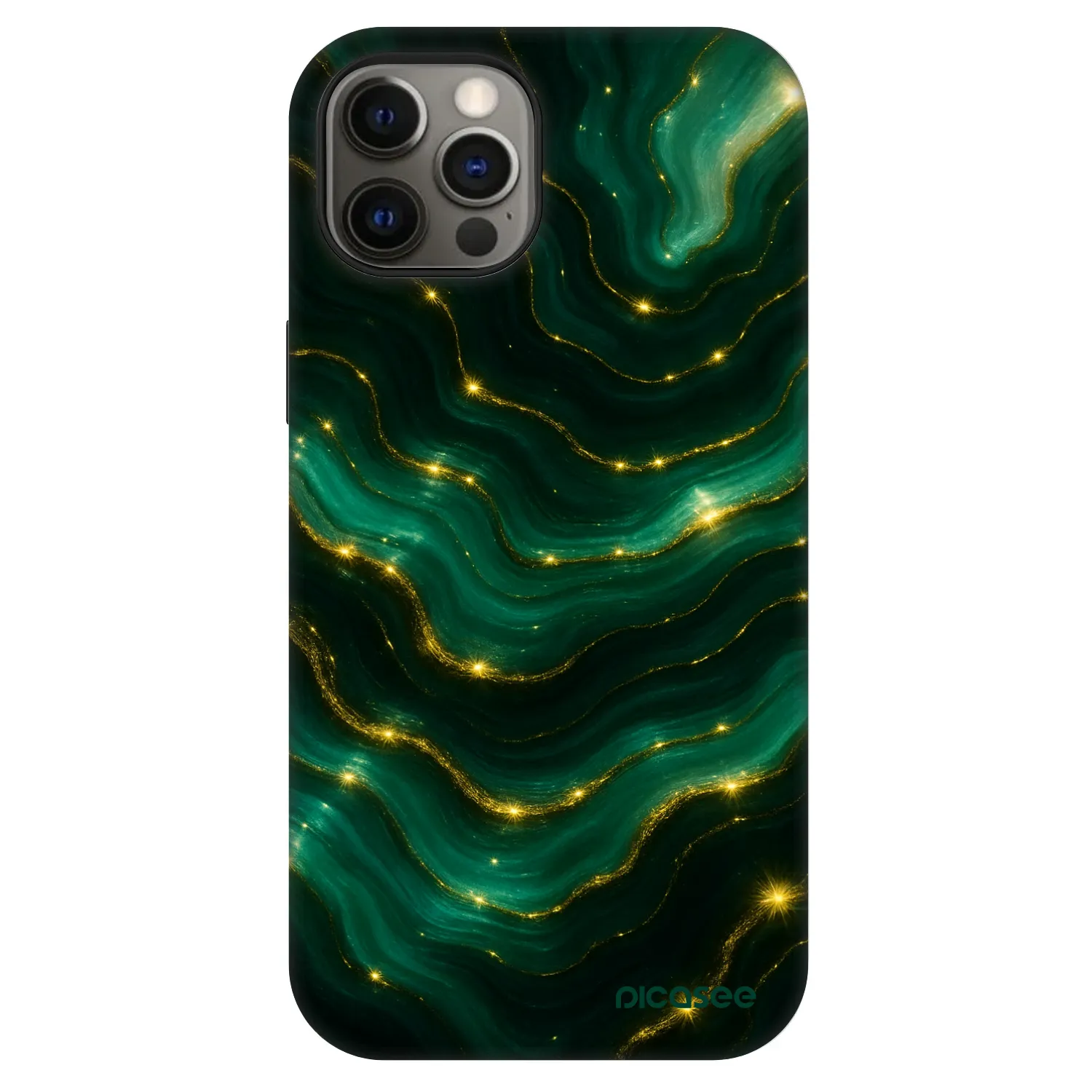 Picasee Fashion Case MagSafe pentru Apple iPhone 12 Pro - Emerald