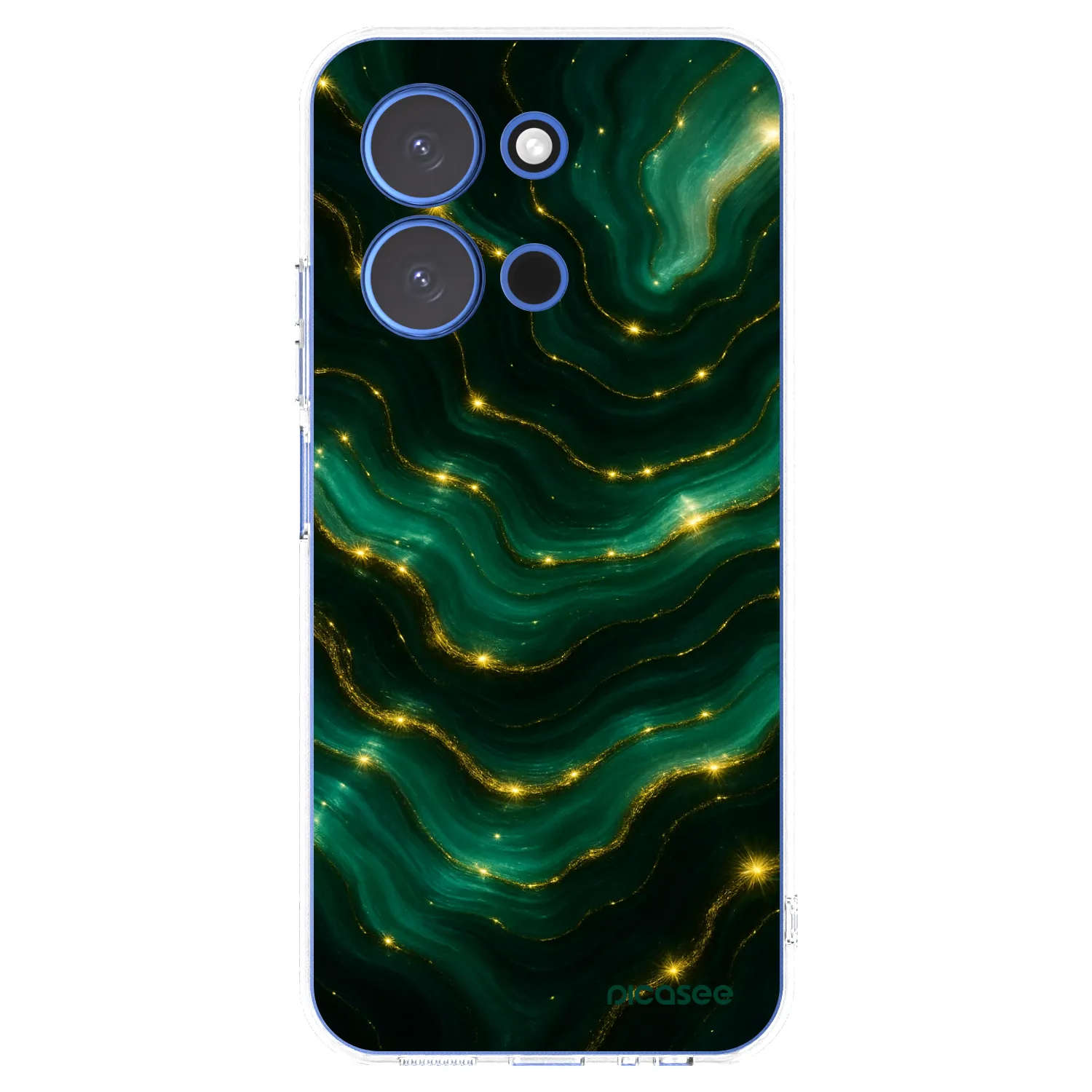 Picasee husă transparentă din silicon pentru Xiaomi Redmi 15C 4G - Emerald