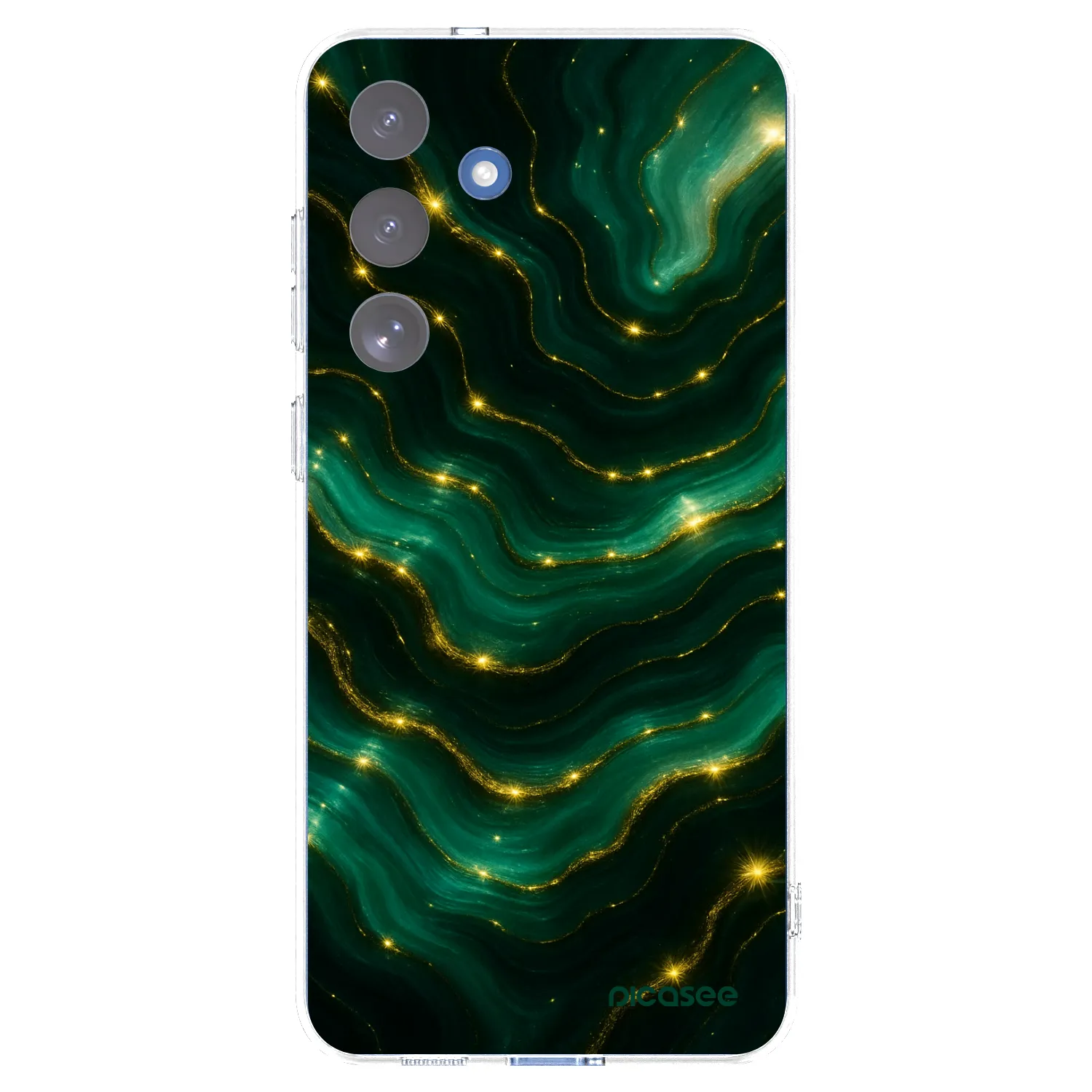 Picasee husă transparentă din silicon pentru Samsung Galaxy S25 FE 5G - Emerald