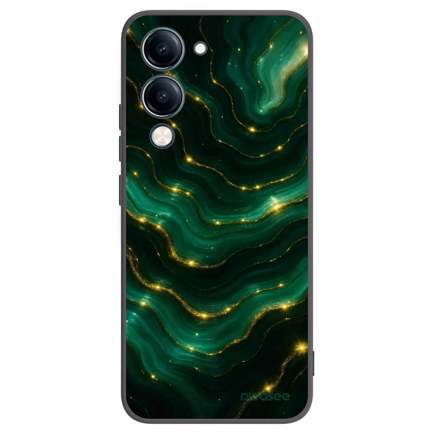 Picasee husă neagră din silicon pentru Vivo Y29s 5G - Emerald