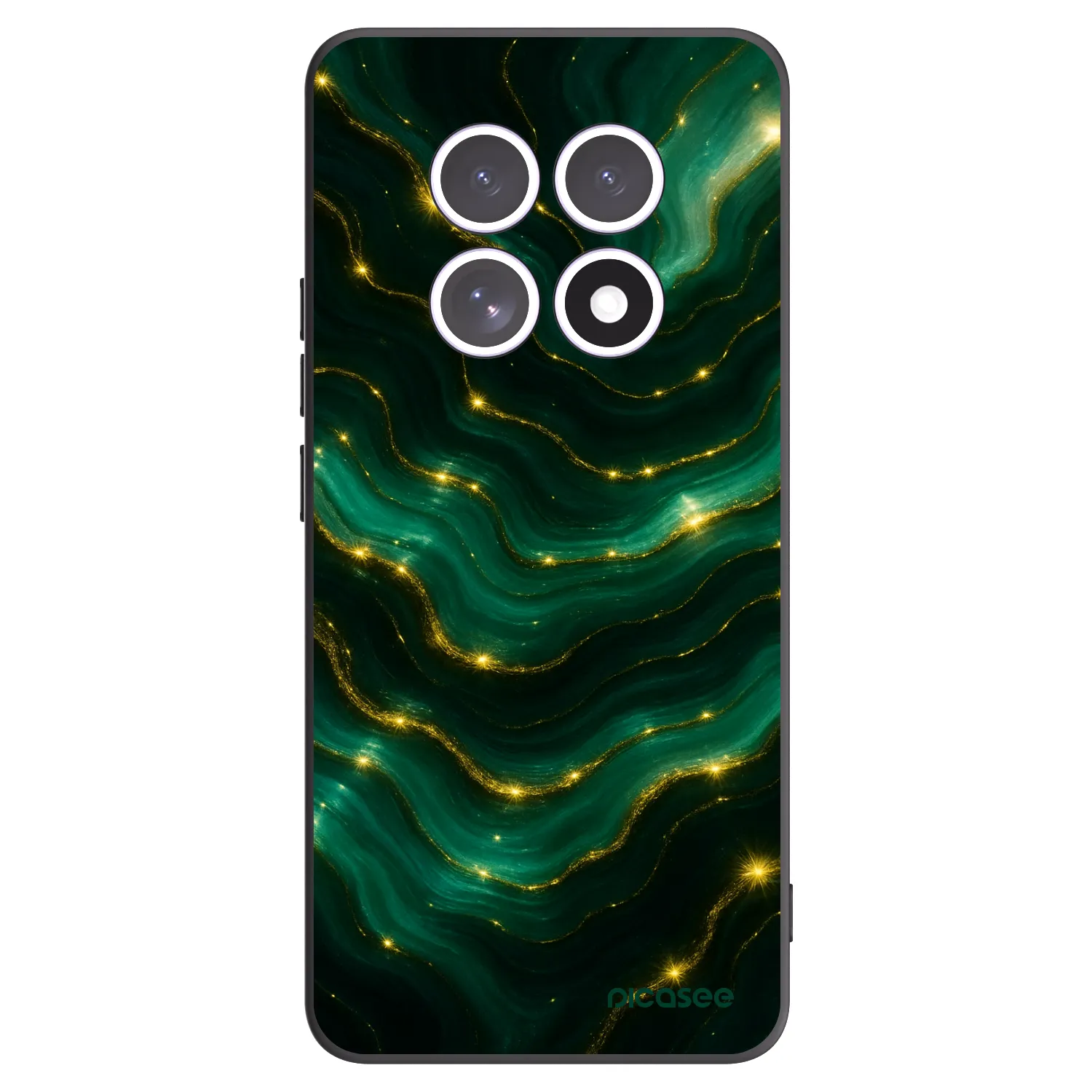 Picasee husă neagră din silicon pentru Xiaomi Redmi Note 15 - Emerald