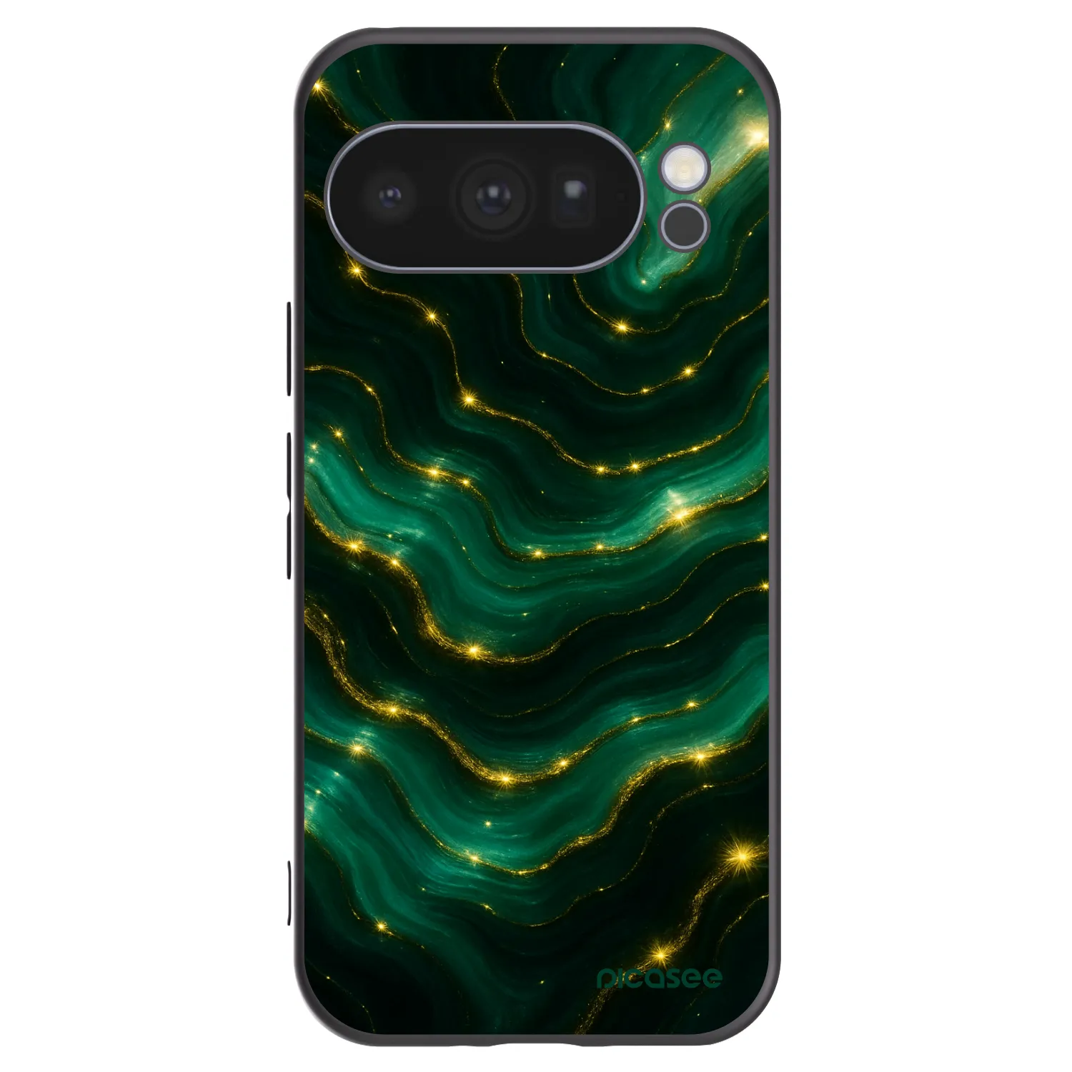 Picasee husă neagră din silicon pentru Google Pixel 10 Pro - Emerald