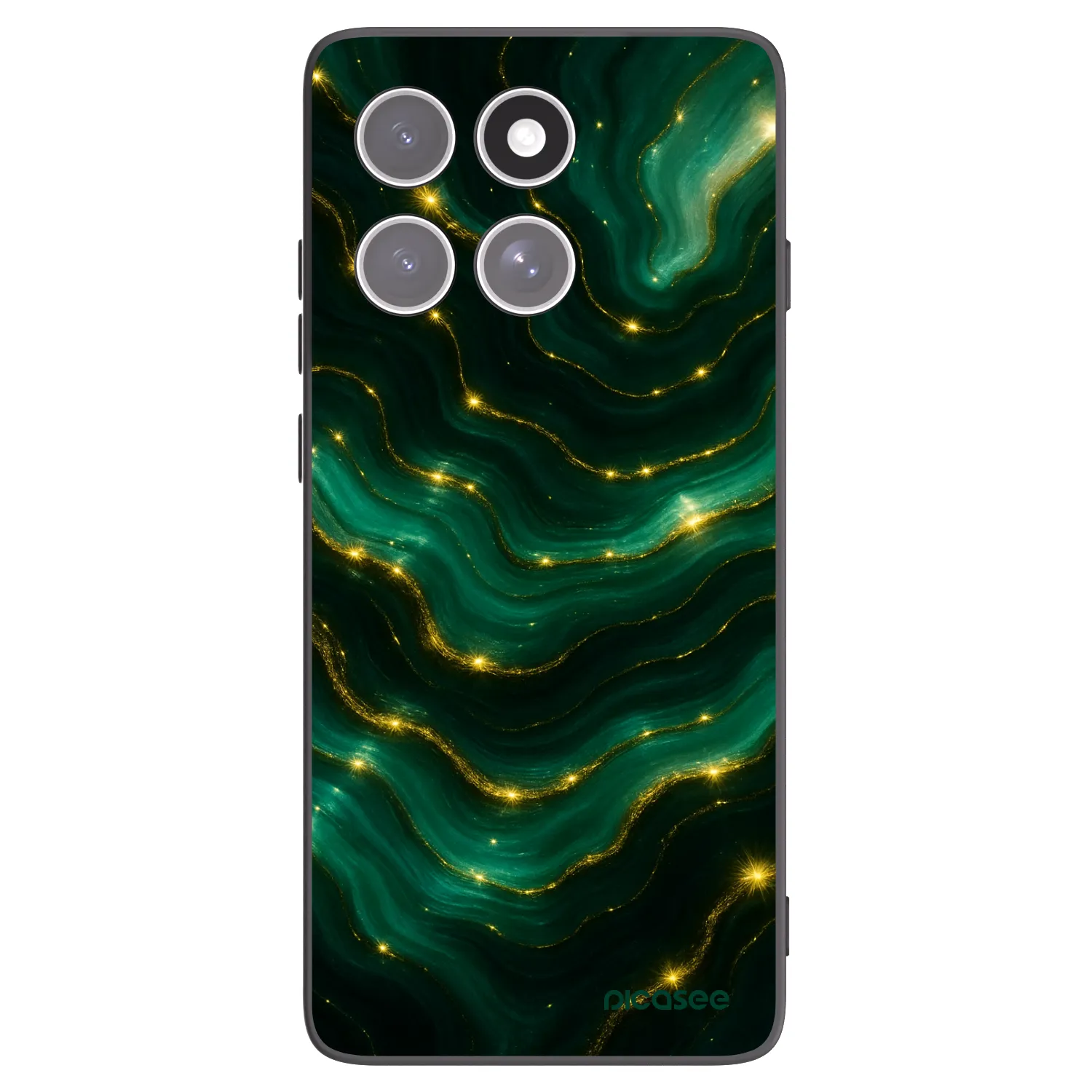 Picasee husă neagră din silicon pentru Motorola Edge 60 Fusion - Emerald
