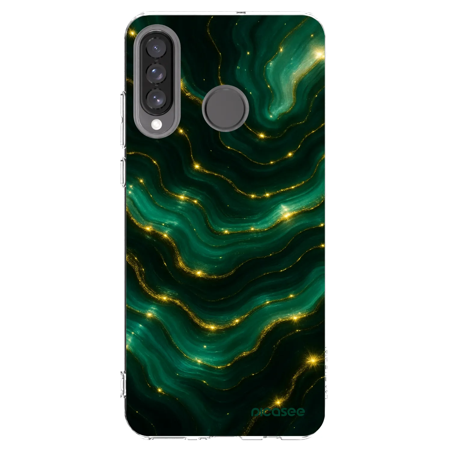 Picasee husă transparentă din silicon pentru Huawei P30 Lite - Emerald