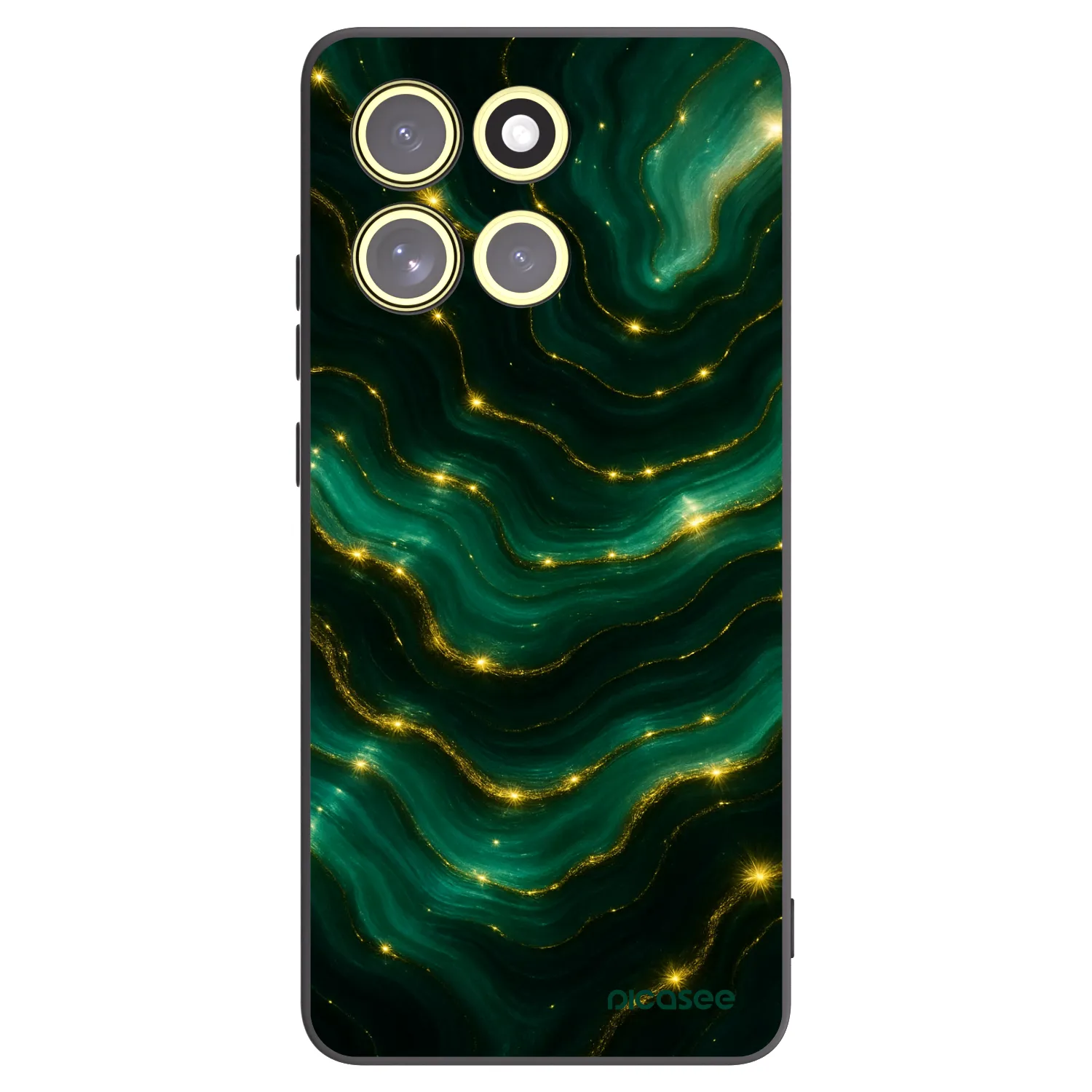 Picasee husă neagră din silicon pentru Motorola Moto G86 Power 5G - Emerald