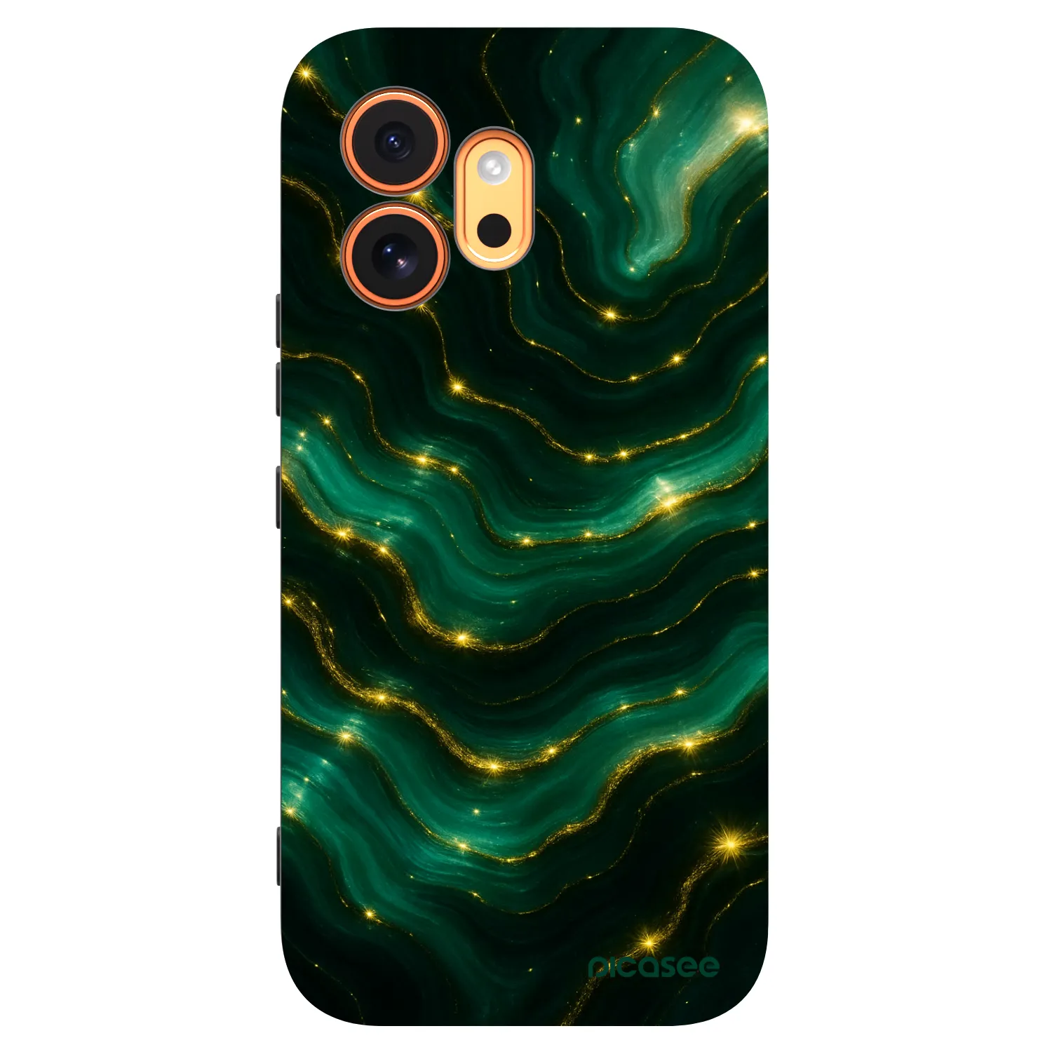Picasee husă neagră din silicon pentru Honor 600 - Emerald