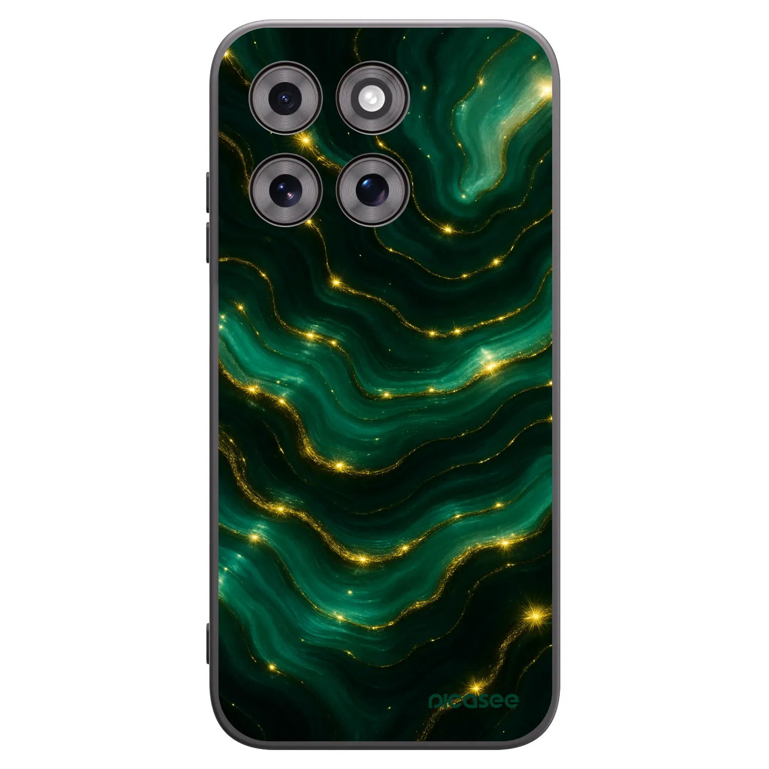 Picasee husă neagră din silicon pentru Motorola Moto G77 - Emerald