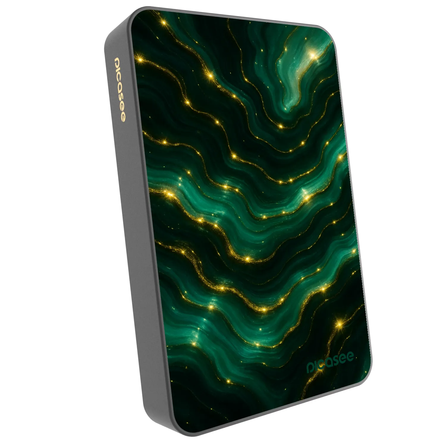 Picasee Powerbank cu MagSafe 10 000 mAh Gri - Emerald