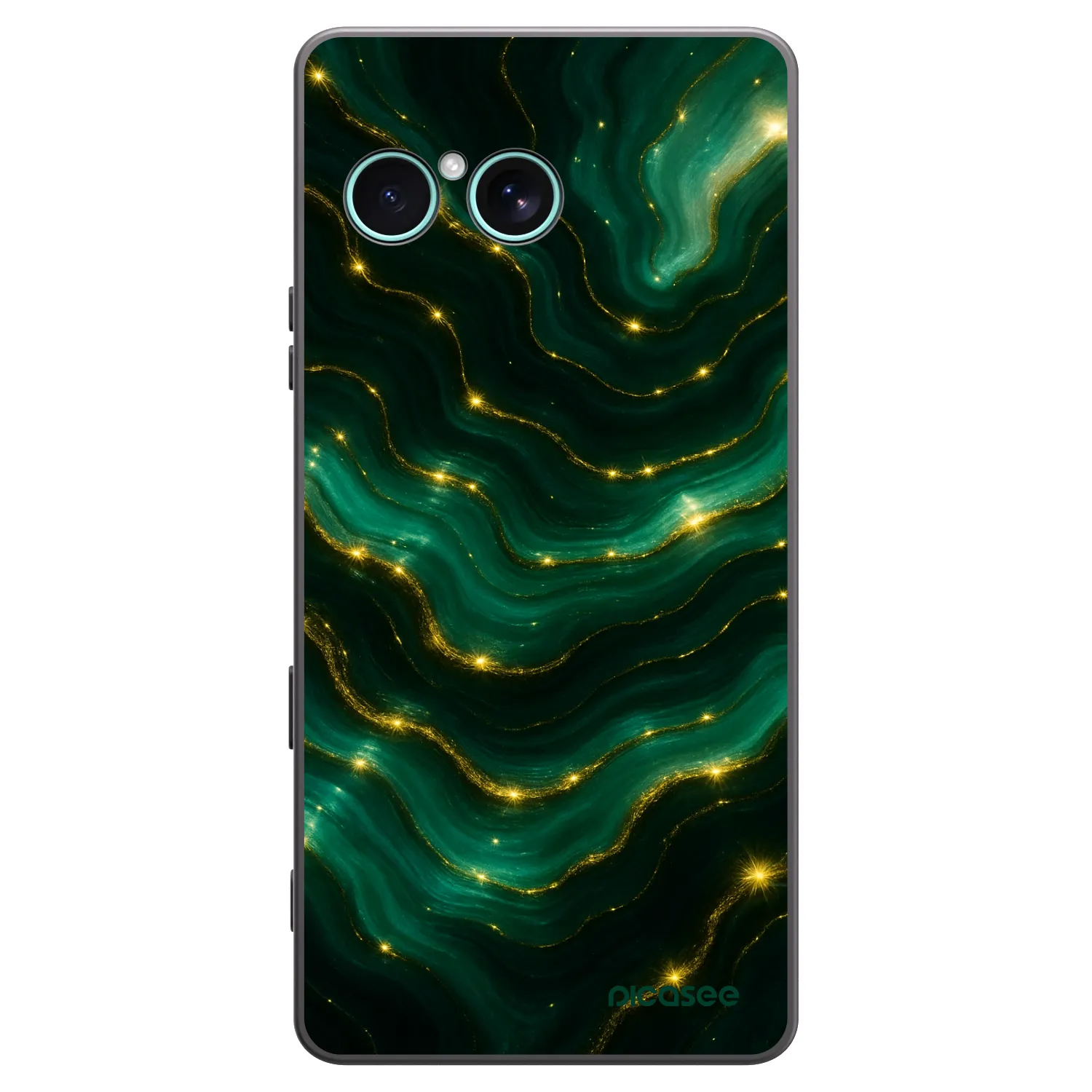Picasee husă neagră din silicon pentru Sony Xperia 10 VII - Emerald