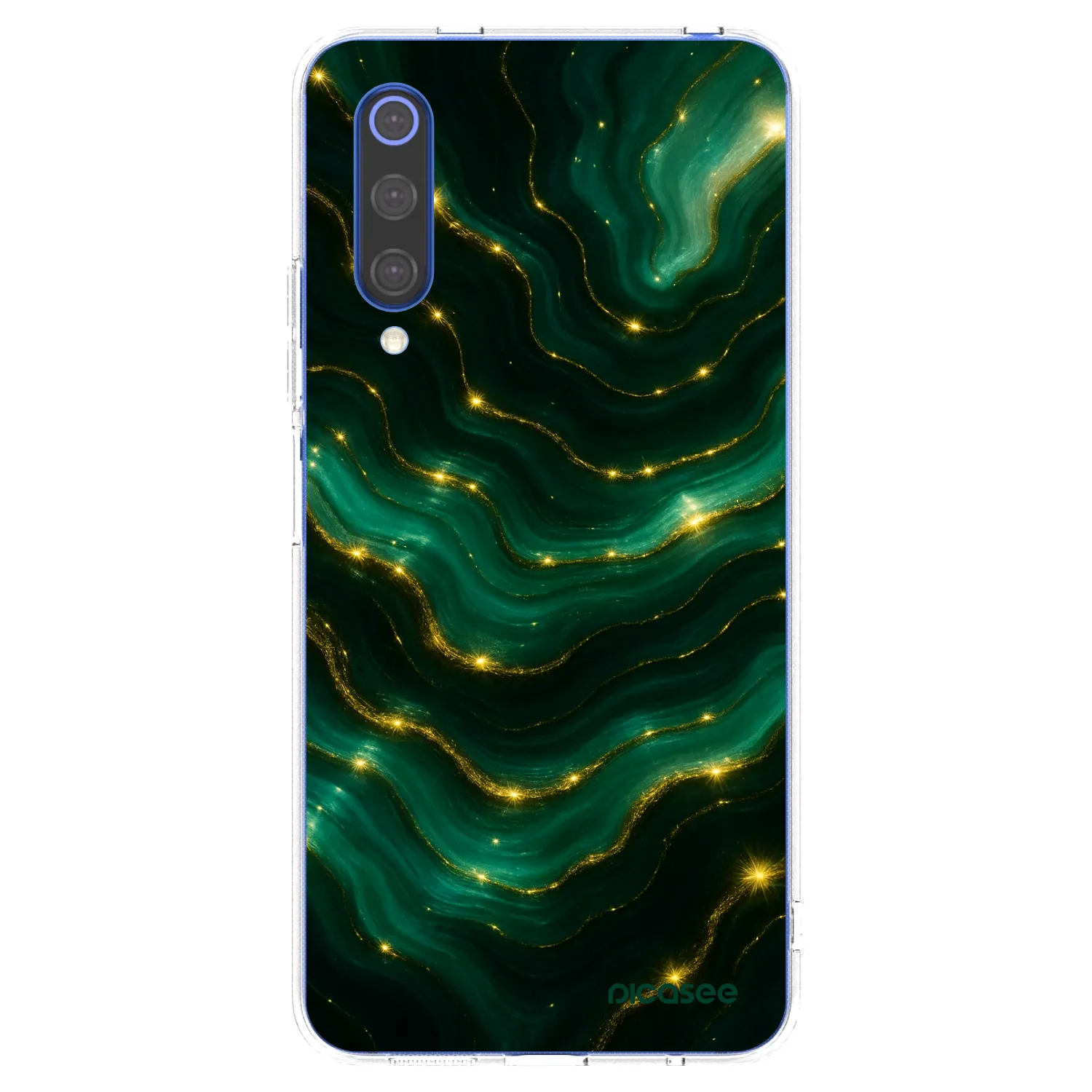 Picasee husă transparentă din silicon pentru Xiaomi Mi 9 SE - Emerald