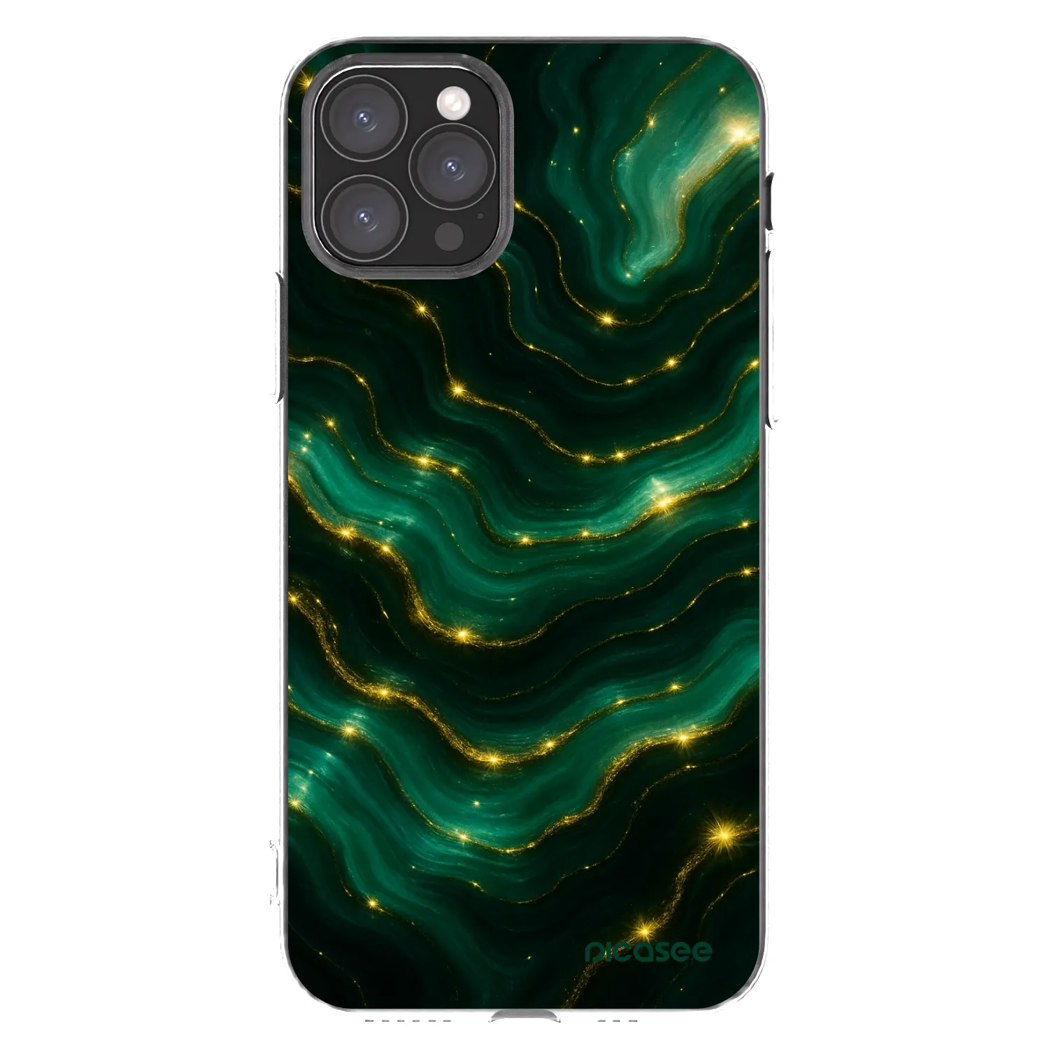 Picasee husă transparentă din silicon pentru Apple iPhone 11 Pro - Emerald
