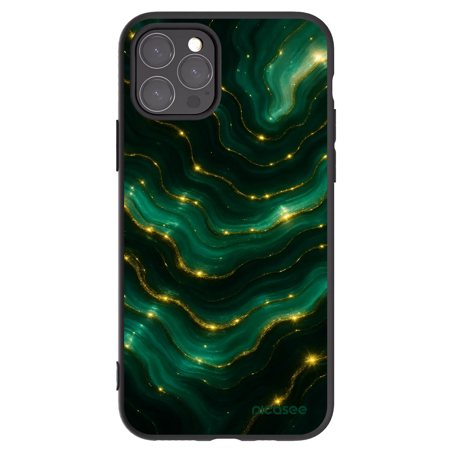 Picasee husă neagră din silicon pentru Apple iPhone 11 Pro - Emerald