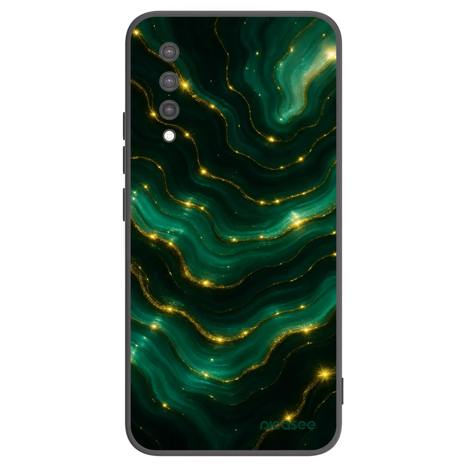 Picasee husă neagră din silicon pentru Xiaomi Mi 9 Lite - Emerald