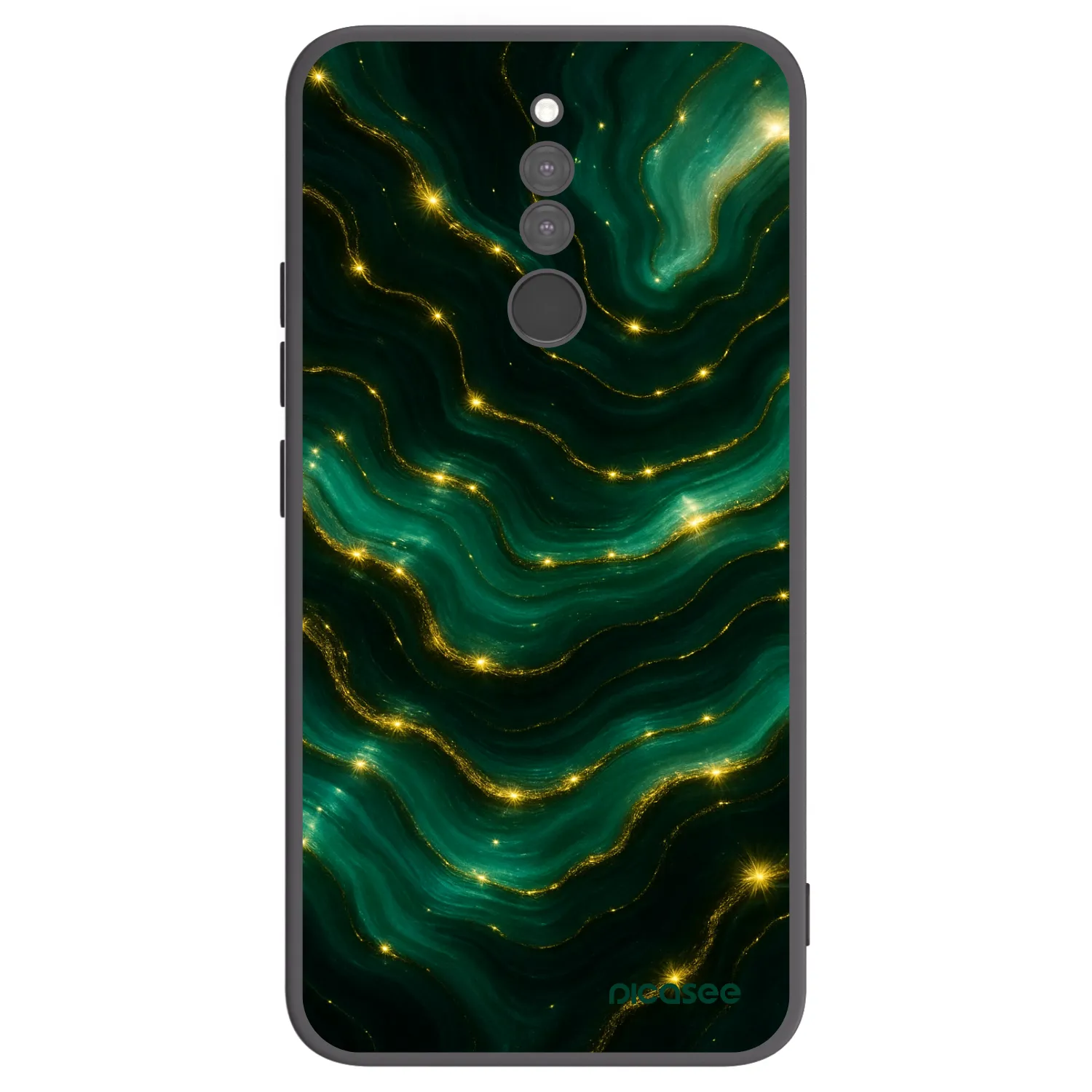 Picasee husă neagră din silicon pentru Xiaomi Redmi 8 - Emerald