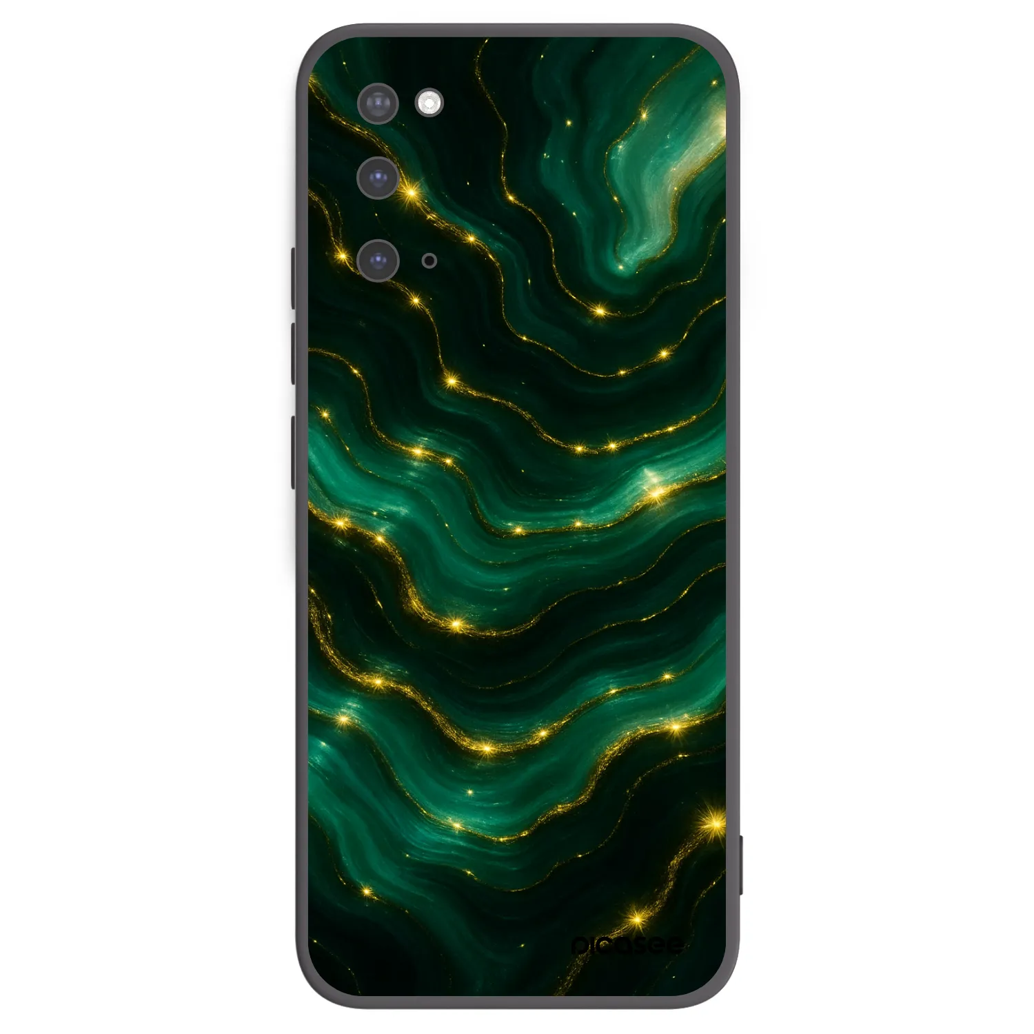 Picasee husă neagră din silicon pentru Samsung Galaxy S20 G980F - Emerald