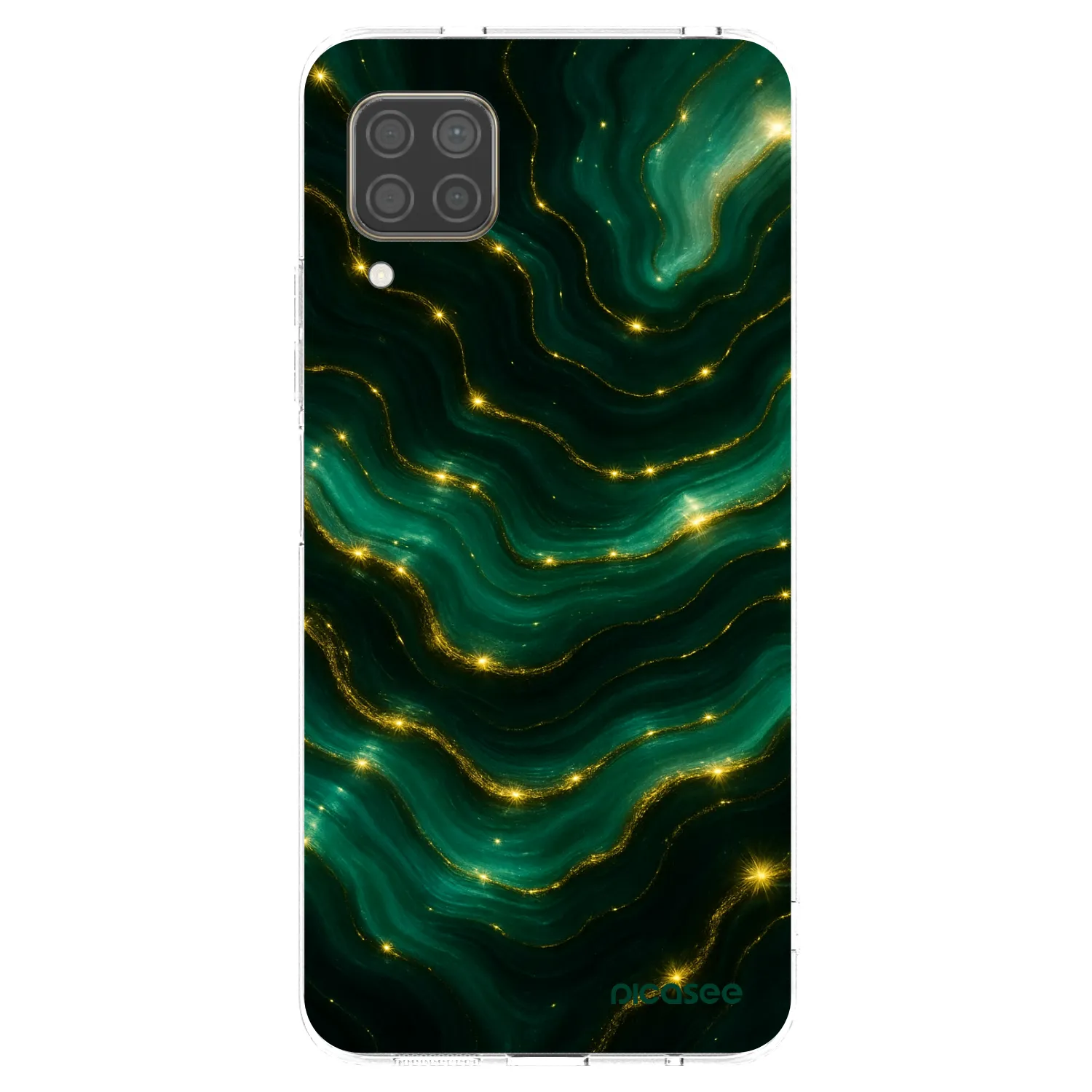 Picasee husă transparentă din silicon pentru Huawei P40 Lite - Emerald
