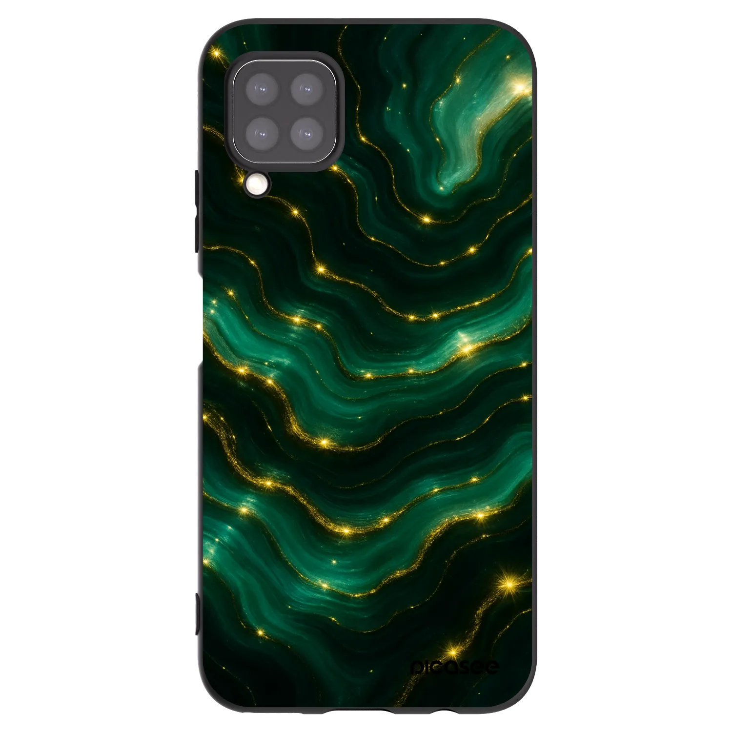 Picasee husă neagră din silicon pentru Huawei P40 Lite - Emerald