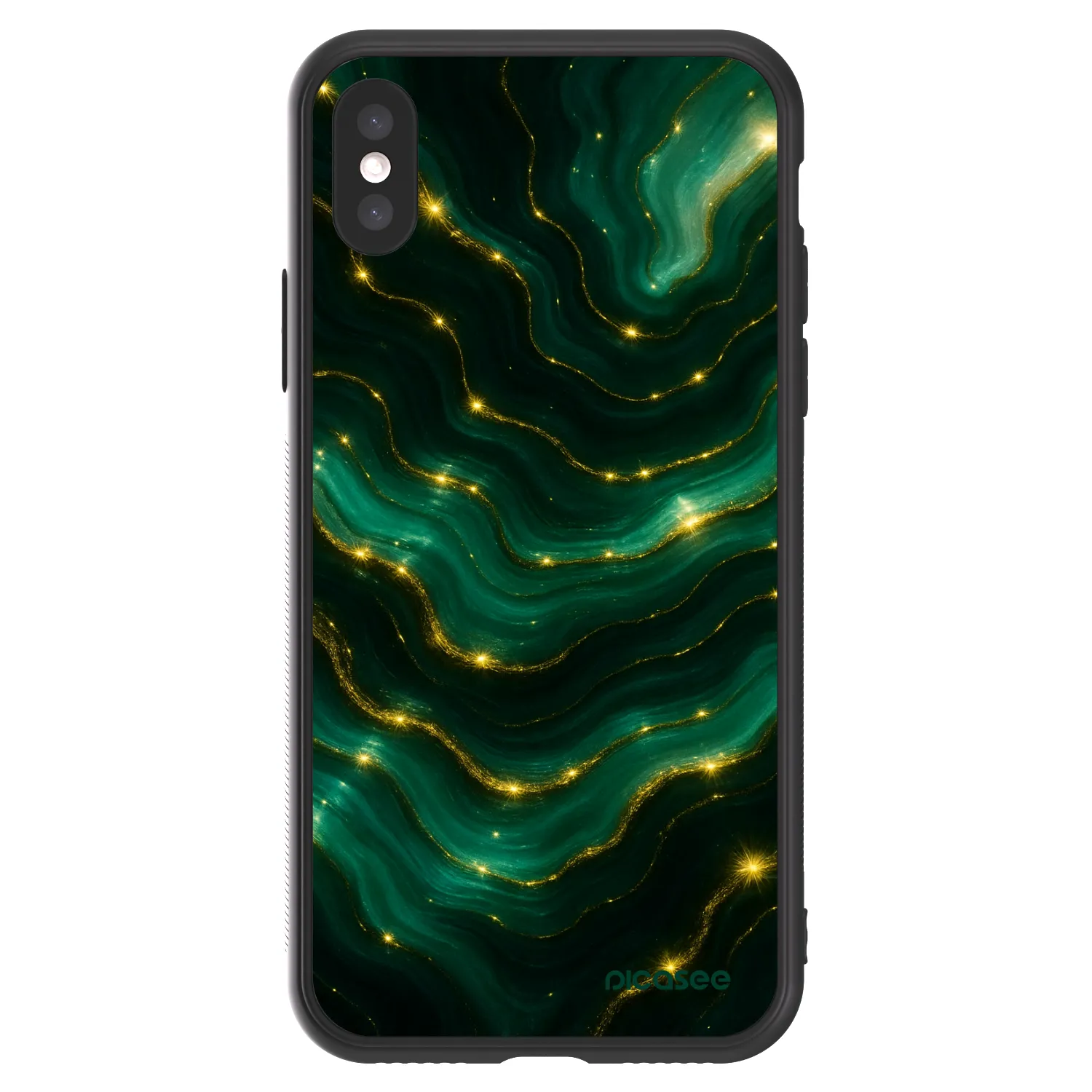 Picasee ULTIMATE CASE pentru Apple iPhone X/XS - Emerald