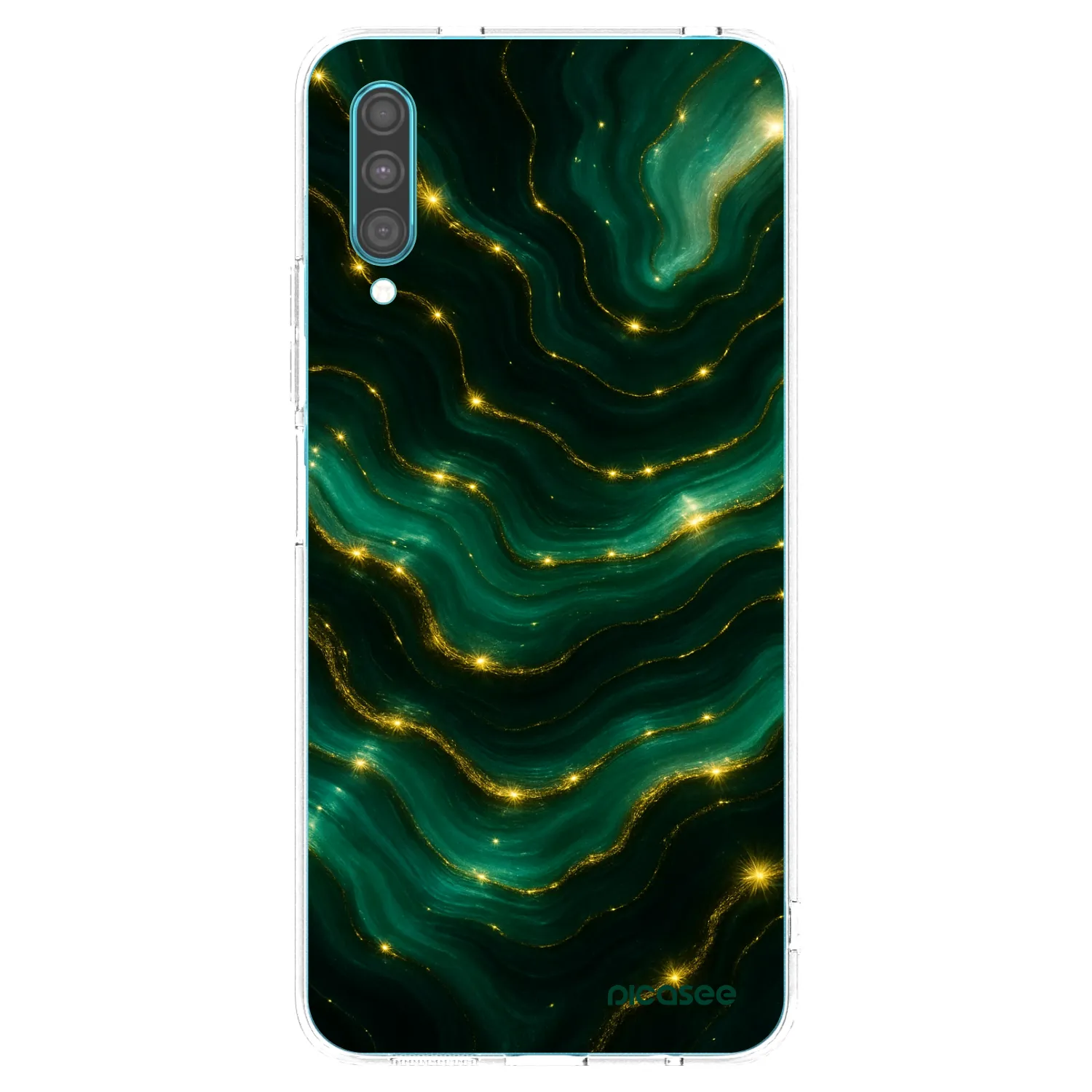Picasee husă transparentă din silicon pentru Samsung Galaxy A30s A307F - Emerald