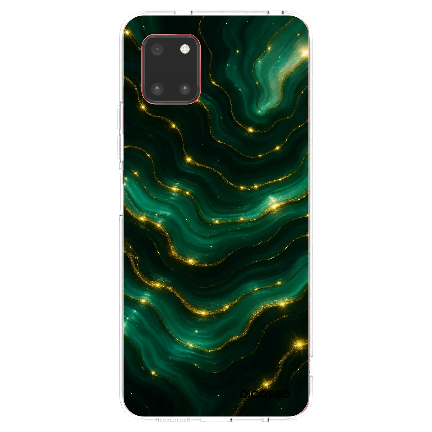 Picasee husă transparentă din silicon pentru Samsung Galaxy Note 10 Lite N770F - Emerald