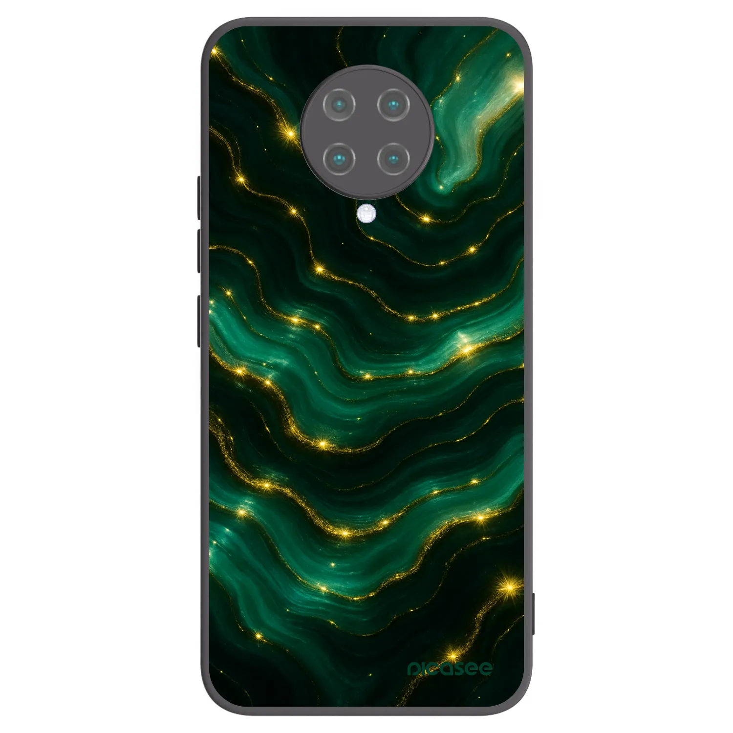 Picasee husă neagră din silicon pentru Xiaomi Poco F2 Pro - Emerald