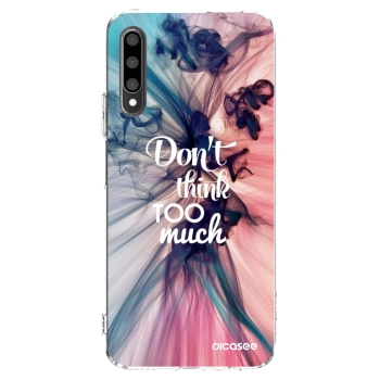 Picasee husă transparentă din silicon pentru Honor 9X Pro - Don't think TOO much