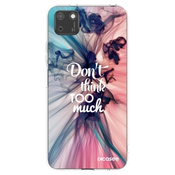 Picasee husă transparentă din silicon pentru Huawei Y5P - Don't think TOO much