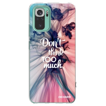 Picasee husă transparentă din silicon pentru Xiaomi Redmi Note 10 Pro - Don't think TOO much