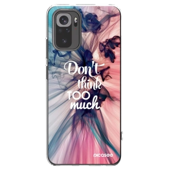 Picasee husă transparentă din silicon pentru Xiaomi Redmi Note 10S - Don't think TOO much