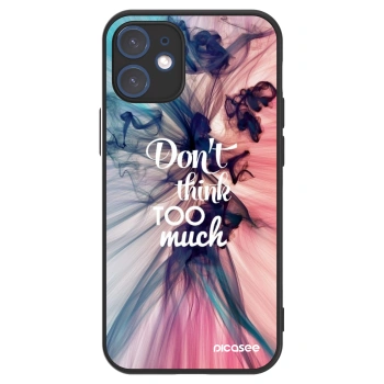 Picasee ULTIMATE CASE pentru Apple iPhone 12 mini - Don't think TOO much