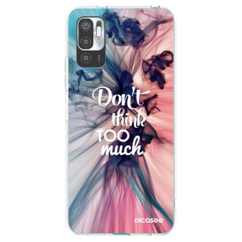 Picasee husă transparentă din silicon pentru Xiaomi Redmi Note 10 5G - Don't think TOO much