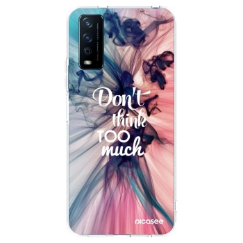 Picasee husă transparentă din silicon pentru Vivo Y11s - Don't think TOO much