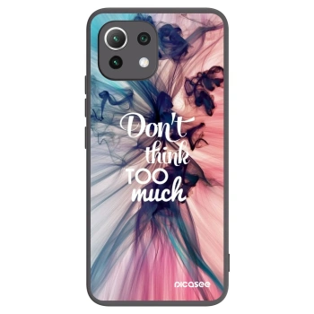 Picasee husă neagră din silicon pentru Xiaomi 11 Lite 5G NE - Don't think TOO much