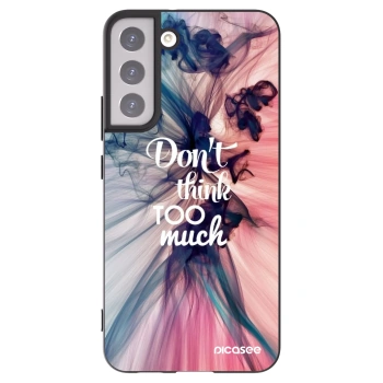 Picasee husă neagră din silicon pentru Samsung Galaxy S22+ 5G - Don't think TOO much